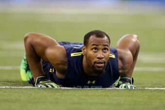 Reddick at the 2017 NFL Scouting Combine.