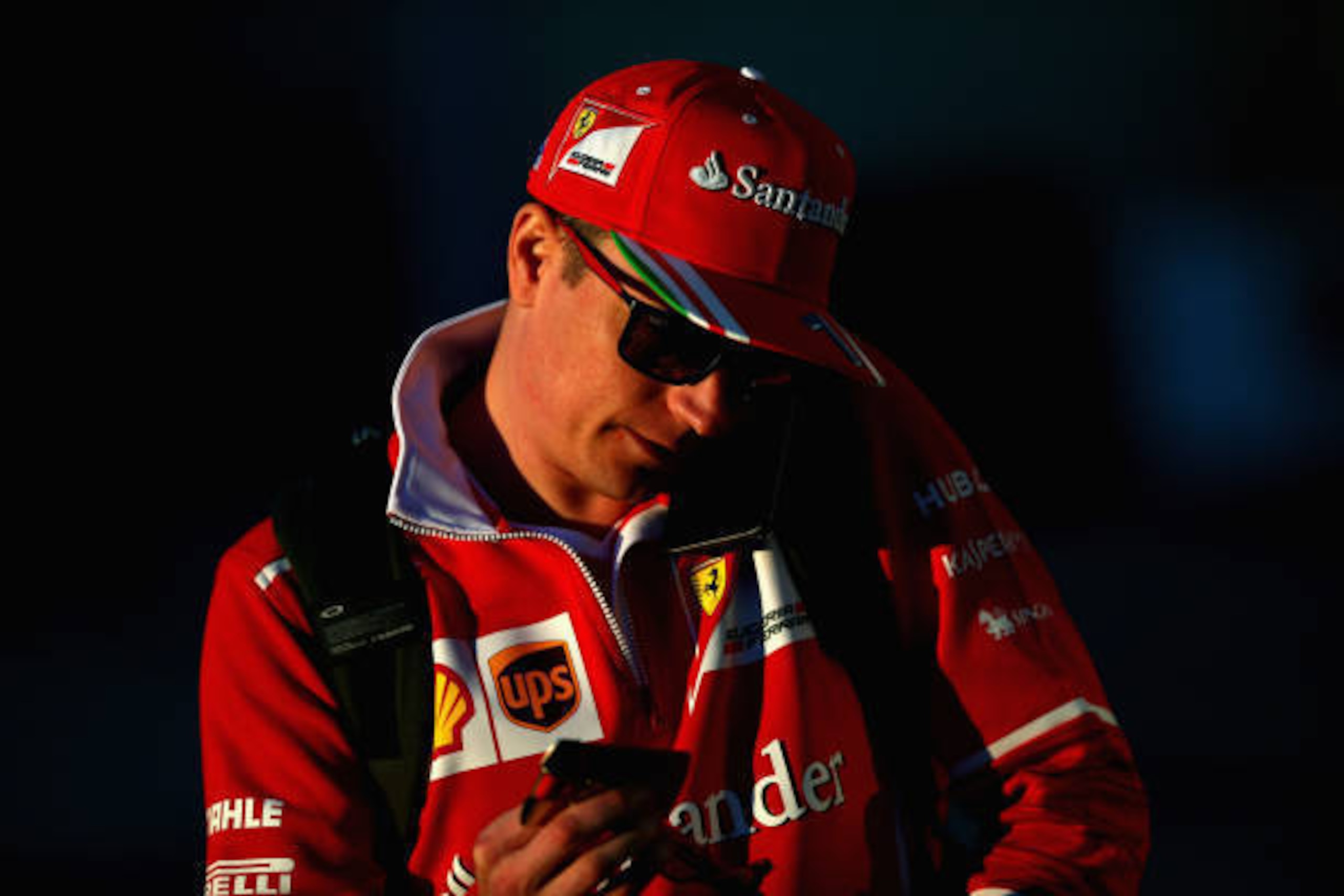 SOCHI, RUSSIA - APRIL 27:  Kimi Raikkonen of Finland and Ferrari walks in the Paddock during previews to the Formula One Grand Prix of Russia on April 27, 2017 in Sochi, Russia.  (Photo by Dan Istitene/Getty Images)