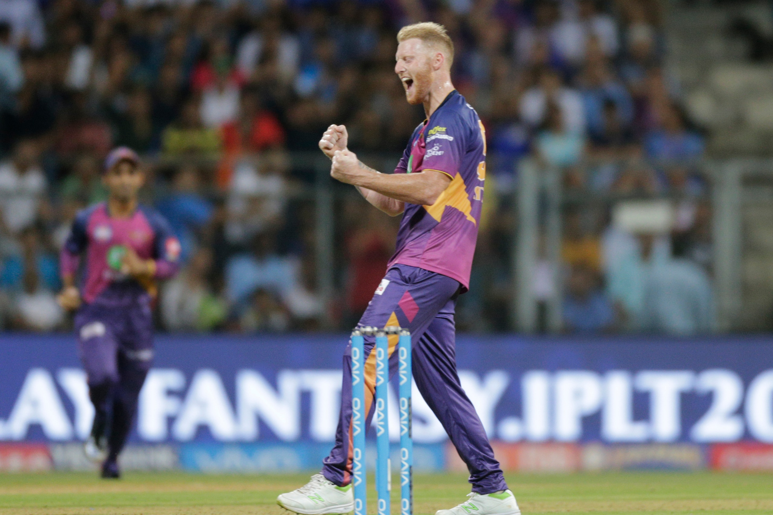 Stokes led the fightback for Rising Pune. Stokes led the fightback for Rising Pune.