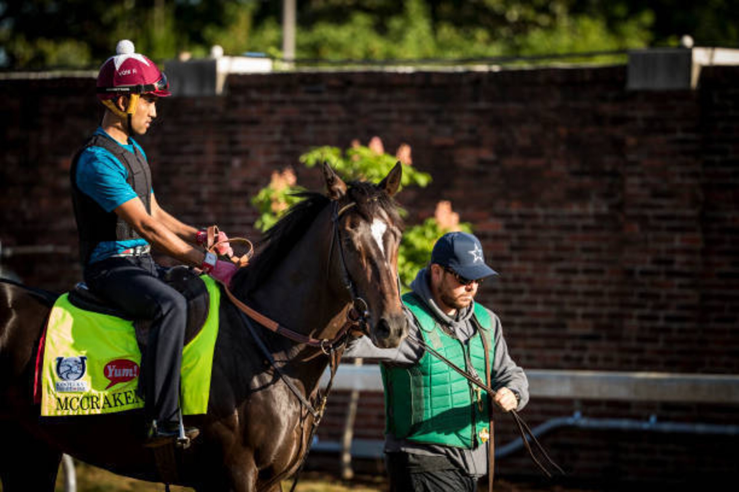 LOUISVILLE, KY - MAY 01: Mccraken schools at the starting gate in preparation for the Kentucky Derby at Churchill Downs on May 01, 2017 in Louisville, Kentucky. (Photo by Alex Evers/Eclipse Sportswire/Getty Images) LOUISVILLE, KY - MAY 01: Mccraken schools at the starting gate in preparation for the Kentucky Derby at Churchill Downs on May 01, 2017 in Louisville, Kentucky. (Photo by Alex Evers/Eclipse Sportswire/Getty Images)