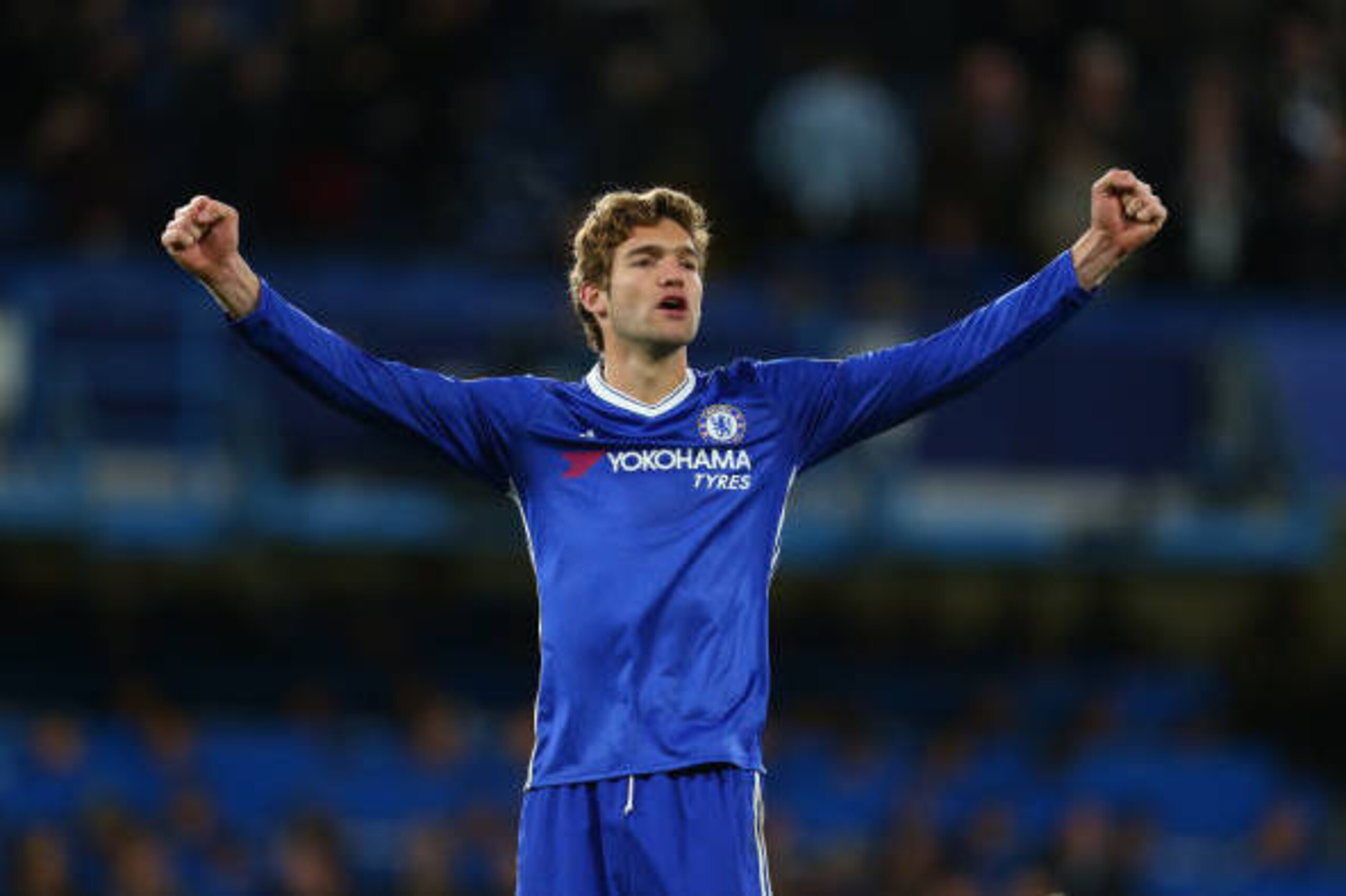 LONDON, ENGLAND - APRIL 25: Marcos Alonso of Chelsea celebrates after the Premier League match between Chelsea and Southampton at Stamford Bridge on April 25, 2017 in London, England. (Photo by Catherine Ivill - AMA/Getty Images) LONDON, ENGLAND - APRIL 25: Marcos Alonso of Chelsea celebrates after the Premier League match between Chelsea and Southampton at Stamford Bridge on April 25, 2017 in London, England. (Photo by Catherine Ivill - AMA/Getty Images)