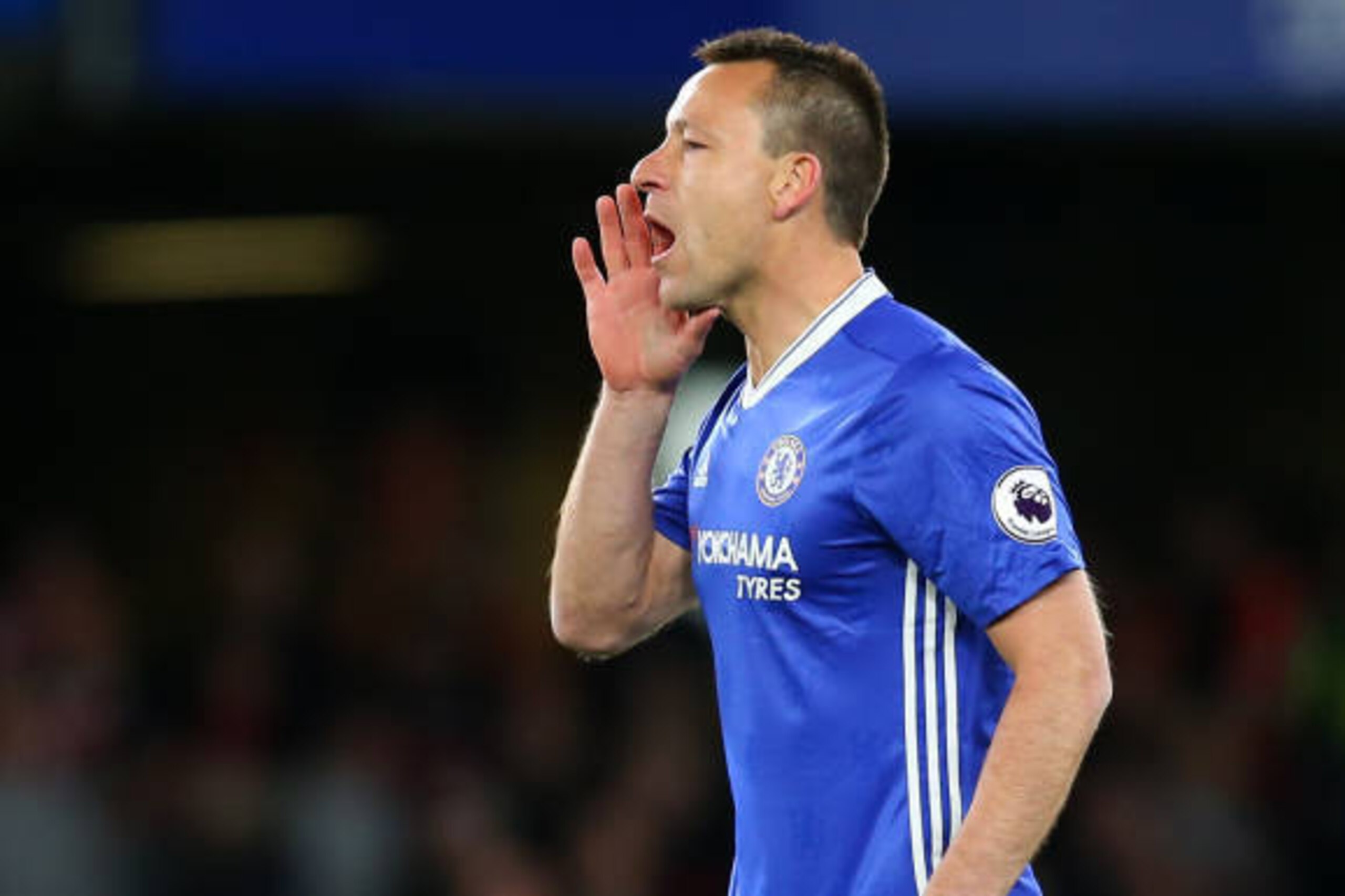 LONDON, ENGLAND - APRIL 25: John Terry of Chelsea during the Premier League match between Chelsea and Southampton at Stamford Bridge on April 25, 2017 in London, England. (Photo by Catherine Ivill - AMA/Getty Images)