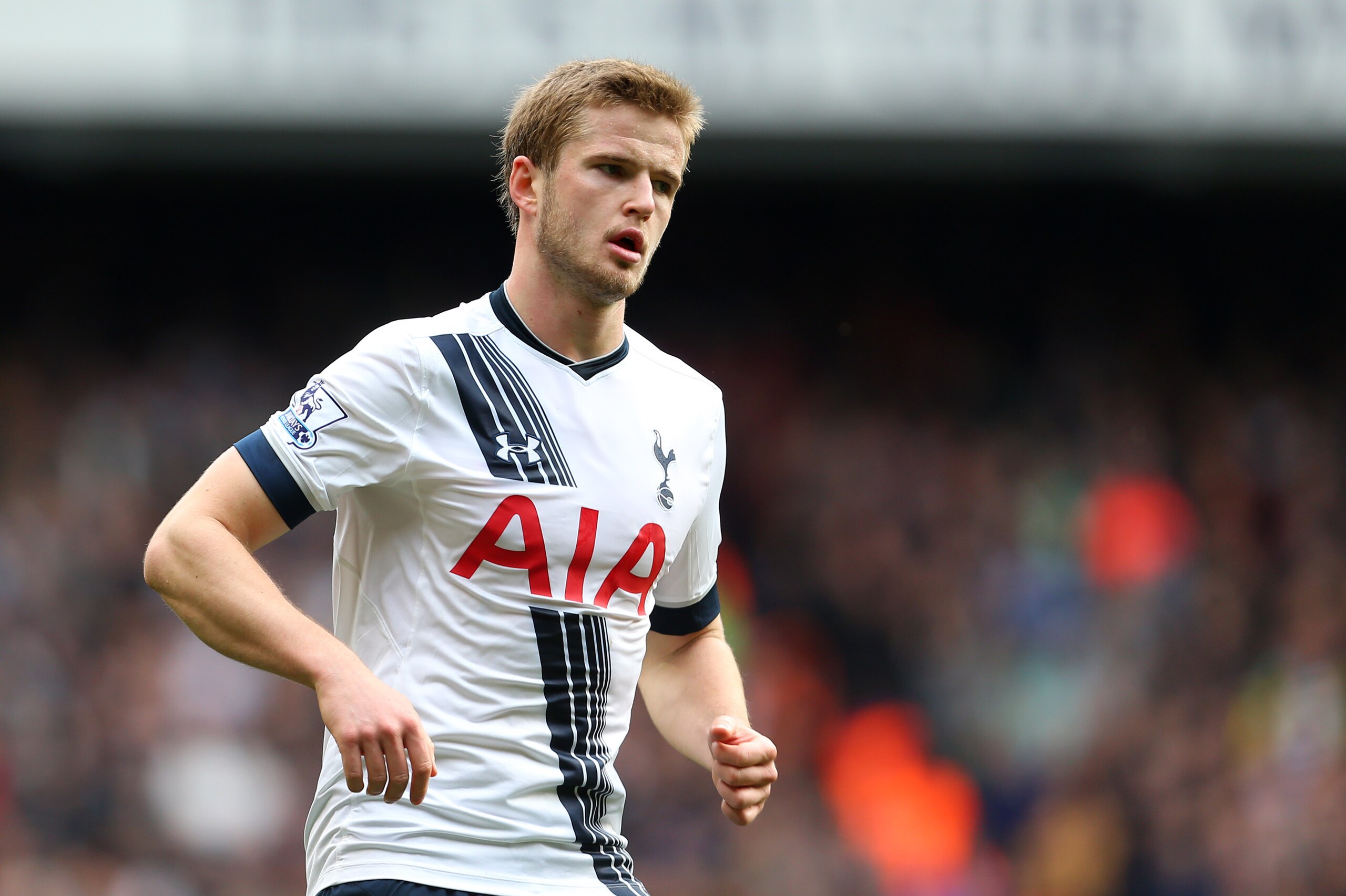LONDON, ENGLAND - APRIL 10 :  Eric Dier of Tottenham Hotspur during the Barclays Premier League match between Tottenham Hotspur and Manchester United at White Hart Lane on April 10, 2016 in London, England.  (Photo by Catherine Ivill - AMA/Getty Images)