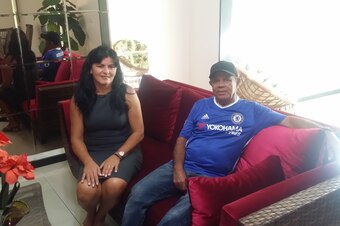 Costa's parents at home in Lagarto
