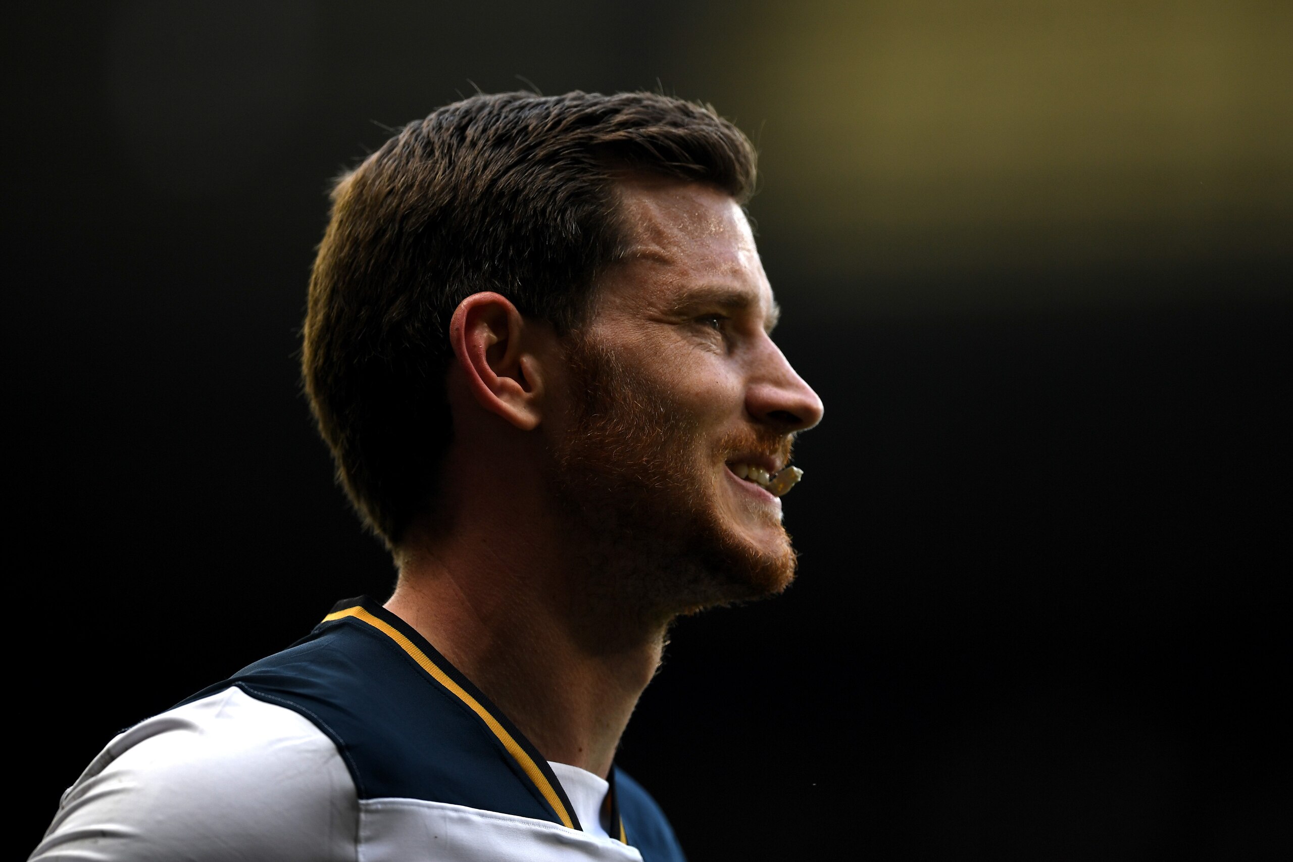 LONDON, ENGLAND - APRIL 15: Jan Vertonghen of Tottenham Hotspur looks on during the Premier League match between Tottenham Hotspur and AFC Bournemouth at White Hart Lane on April 15, 2017 in London, England. (Photo by Shaun Botterill/Getty Images) LONDON, ENGLAND - APRIL 15: Jan Vertonghen of Tottenham Hotspur looks on during the Premier League match between Tottenham Hotspur and AFC Bournemouth at White Hart Lane on April 15, 2017 in London, England. (Photo by Shaun Botterill/Getty Images)