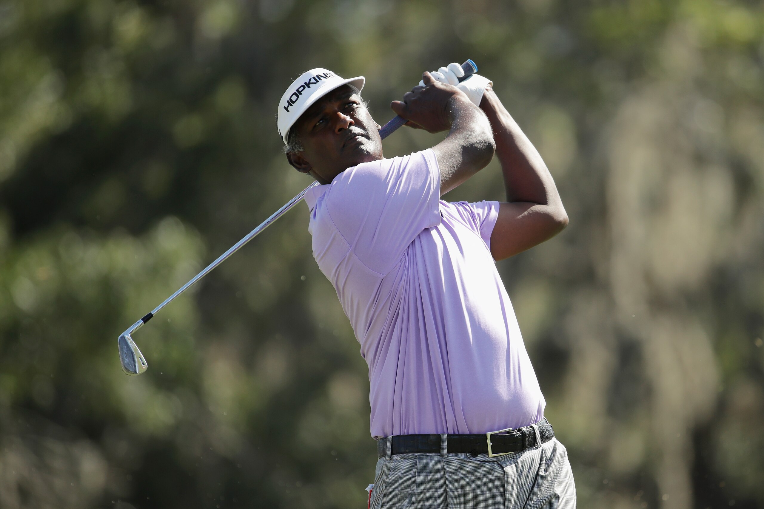 PONTE VEDRA BEACH, FL - MAY 12: Vijay Singh of Fiji plays his shot from the 12th tee during the second round of the THE PLAYERS Championship at the Stadium course at TPC Sawgrass on May 12, 2017 in Ponte Vedra Beach, Florida. (Photo by Andy Lyons/Getty PONTE VEDRA BEACH, FL - MAY 12: Vijay Singh of Fiji plays his shot from the 12th tee during the second round of the THE PLAYERS Championship at the Stadium course at TPC Sawgrass on May 12, 2017 in Ponte Vedra Beach, Florida. (Photo by Andy Lyons/Getty