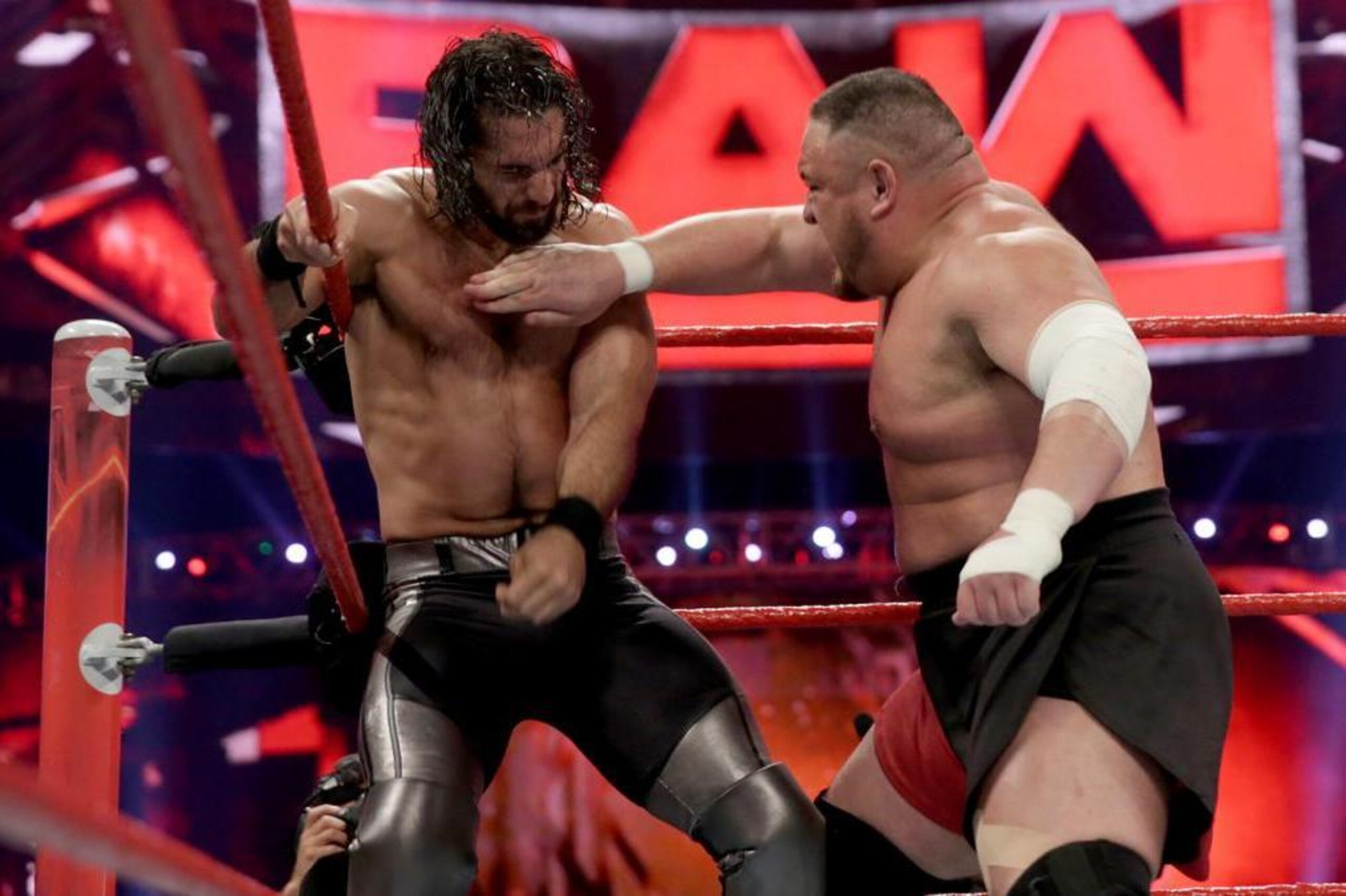 Seth Rollins vs. Samoa Joe on Raw