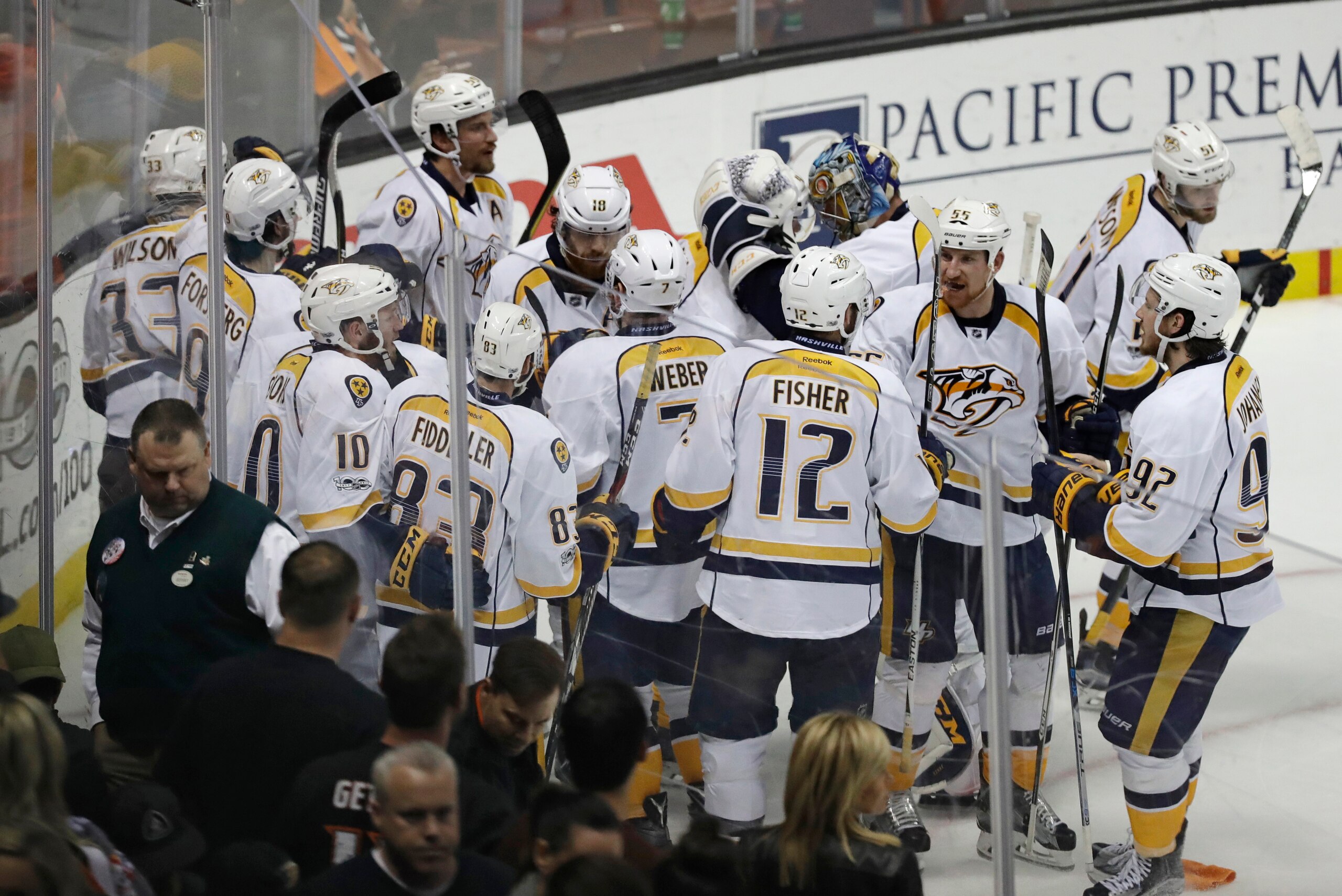 The Predators hope to build on their 1-0 lead in the Western Conference Final Sunday night.