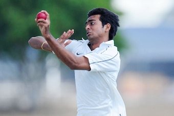 TOWNSVILLE, AUSTRALIA - AUGUST 13:  Jaydev Unadkat of India bowls during the Emerging Players Tournament match between the AIS and India at Endeavour Park on August 13, 2011 in Townsville, Australia.  (Photo by Ian Hitchcock/Getty Images)