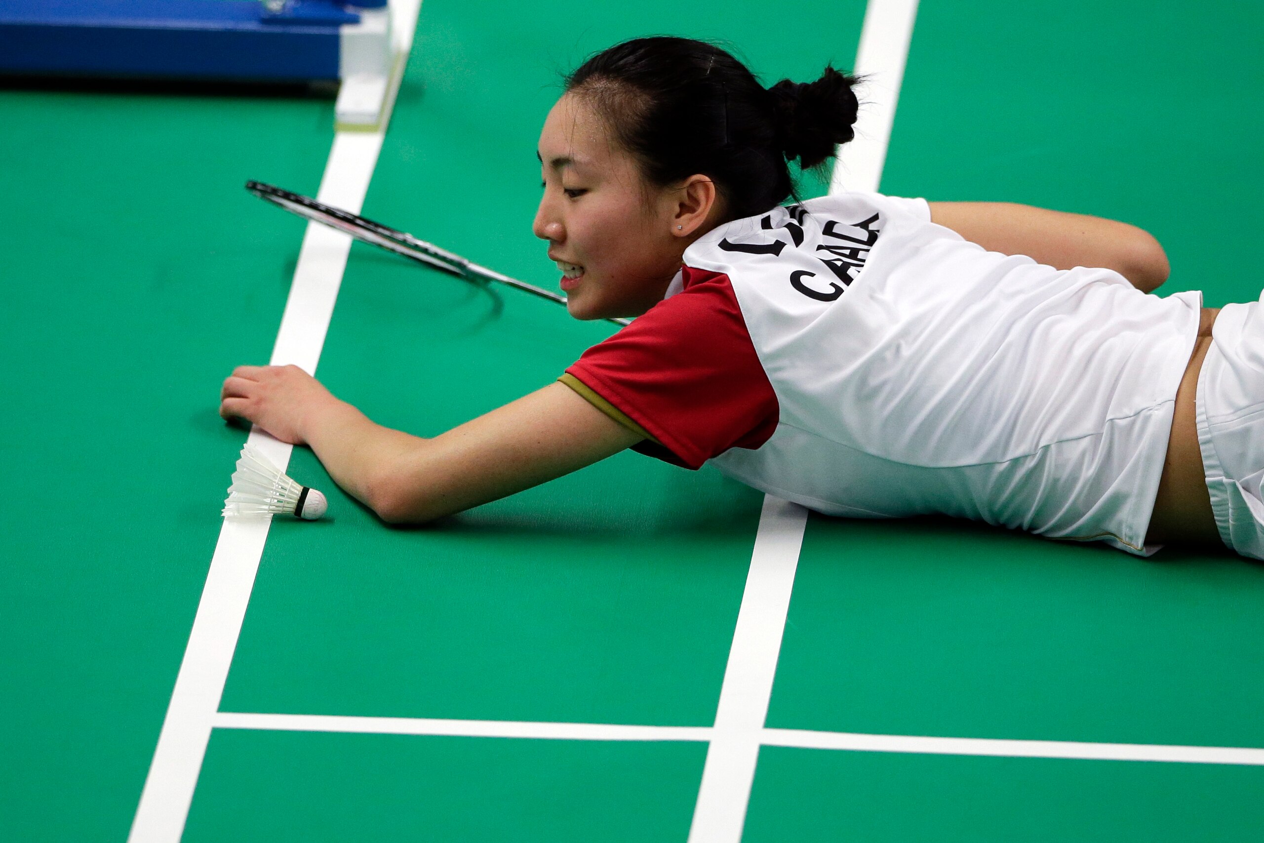 Michelle Li rallied superbly to beat Gilmour as part of Canada's terrific comeback.