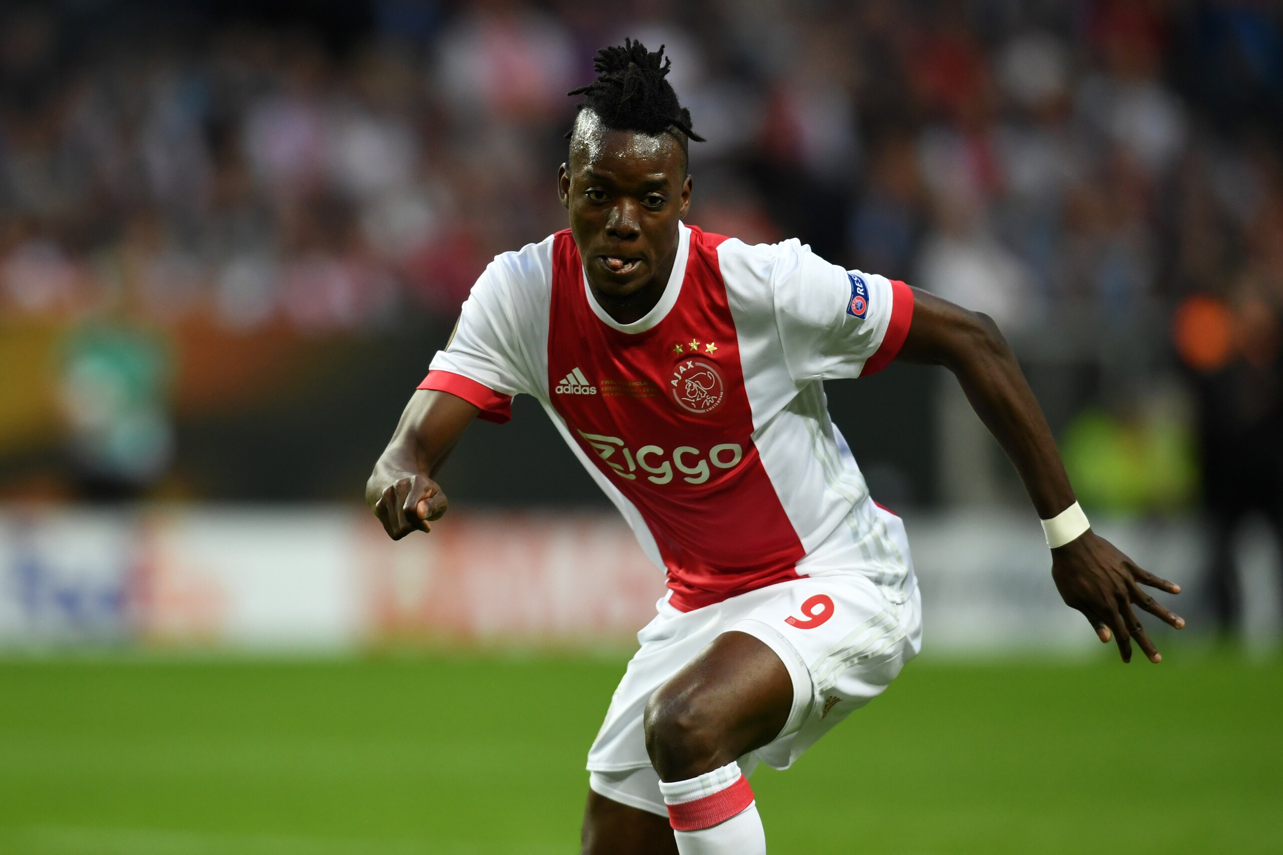 STOCKHOLM, SWEDEN - MAY 24: Bertrand Traore of Ajax in action during the UEFA Europa League final match between Ajax and Manchester United at Friends Arena on May 24, 2017 in Stockholm, Sweden. (Photo by Etsuo Hara/Getty Images) STOCKHOLM, SWEDEN - MAY 24: Bertrand Traore of Ajax in action during the UEFA Europa League final match between Ajax and Manchester United at Friends Arena on May 24, 2017 in Stockholm, Sweden. (Photo by Etsuo Hara/Getty Images)