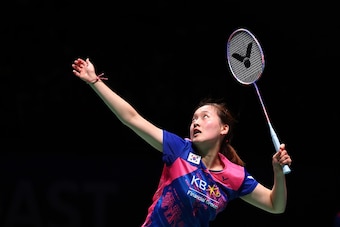 GOLD COAST, AUSTRALIA - MAY 28:  Chae Yoo Jung of Korea competes during the Final match against China during the Sudirman Cup at the Carrara Sports & Leisure Centre on May 28, 2017 in Gold Coast, Australia.  (Photo by Chris Hyde/Getty Images)