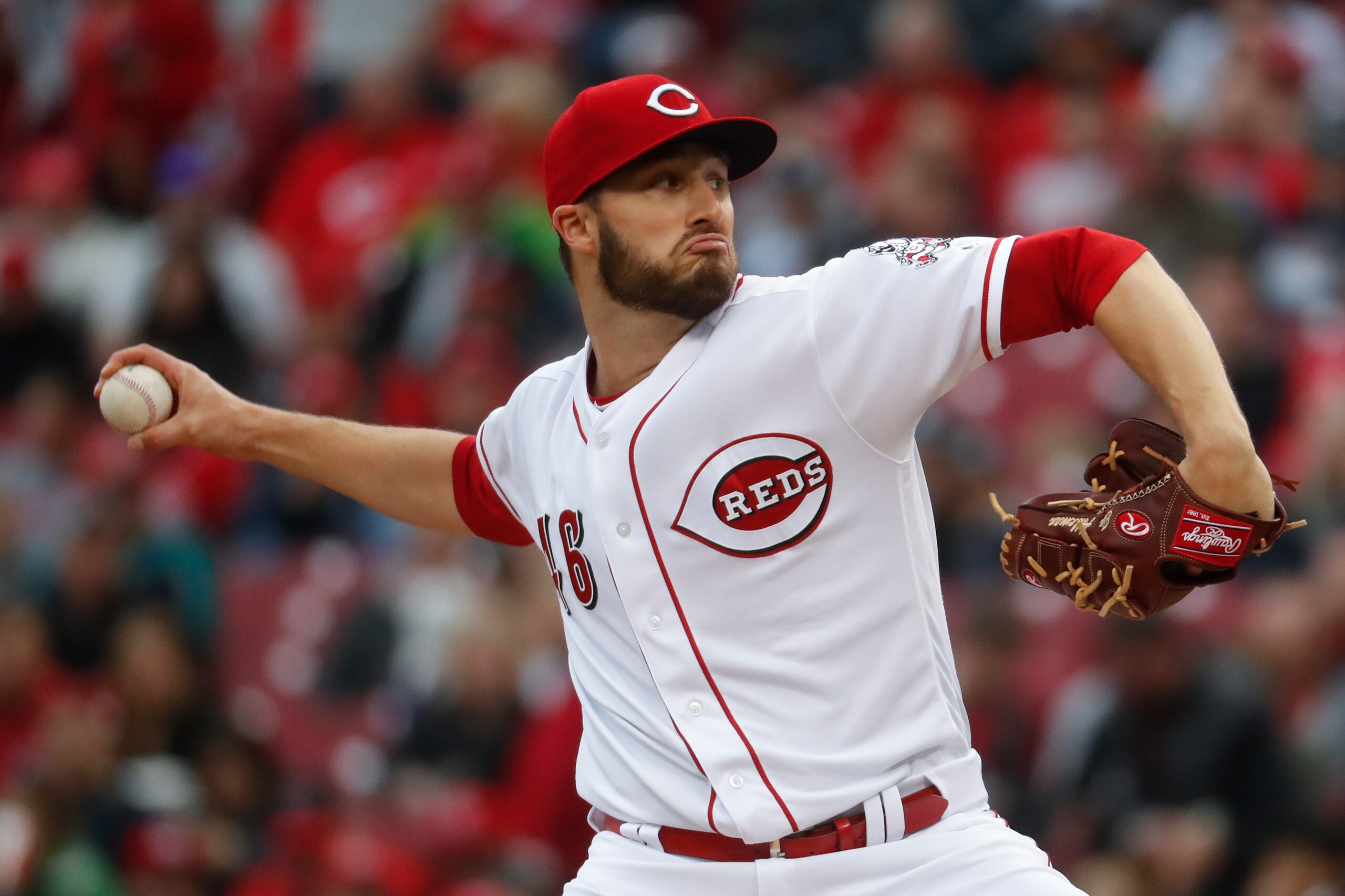 Tim Adleman threw a gem for the Reds on Friday, allowing just one hit over eight shutout innings.