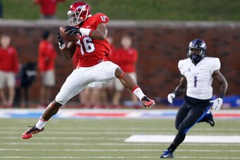 At 6'4" and 215 pounds, Sutton profiles as a legit No. 1 NFL wide receiver.