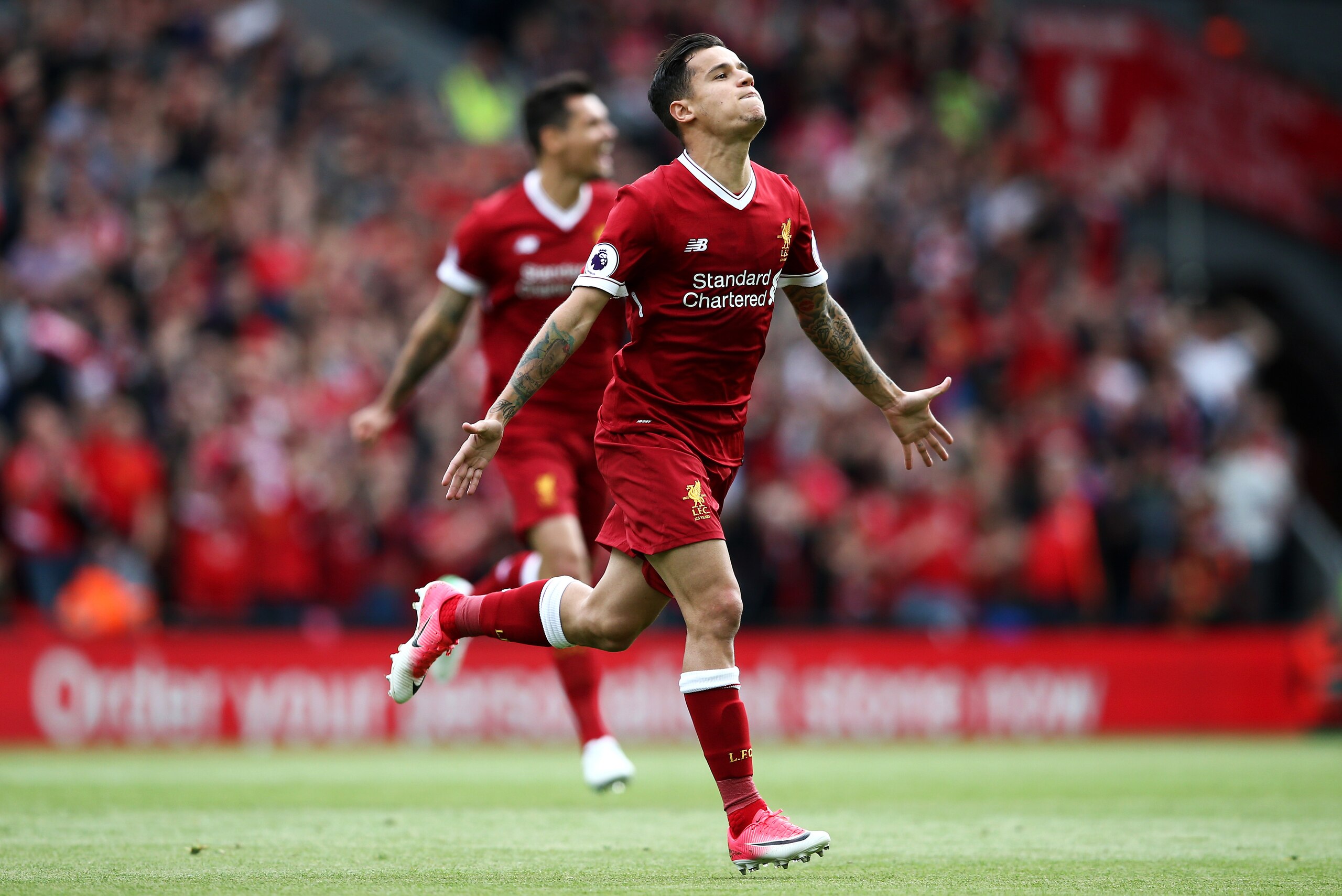 "I spend a lot of time looking back at videos of my goals, and this helps me a lot" Coutinho tells B/R Mag. "I will sit and visualize the game and think about how I can score or pass and try to anticipate how it will play out on the day."