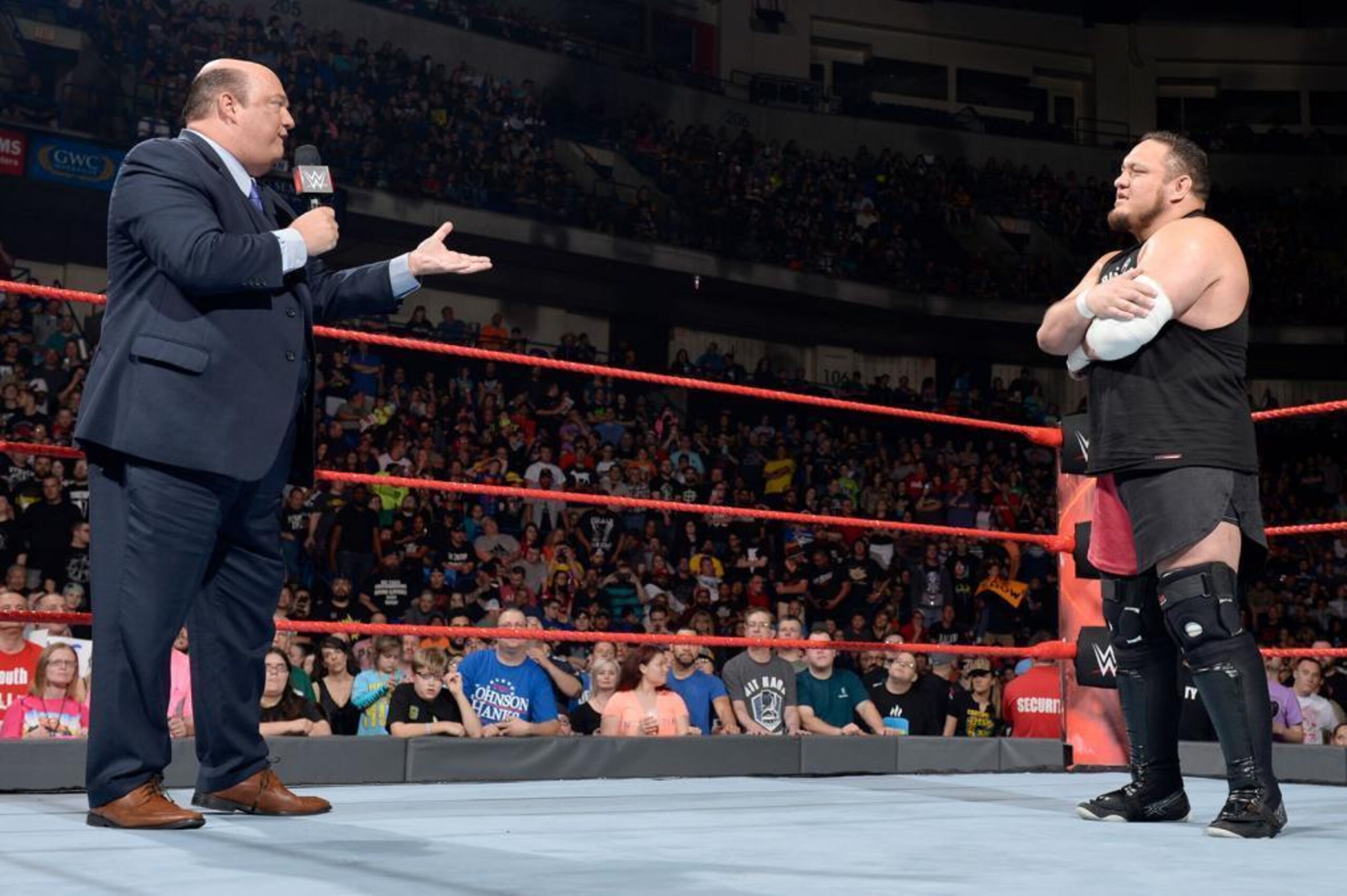 Heyman and Samoa Joe Heyman and Samoa Joe