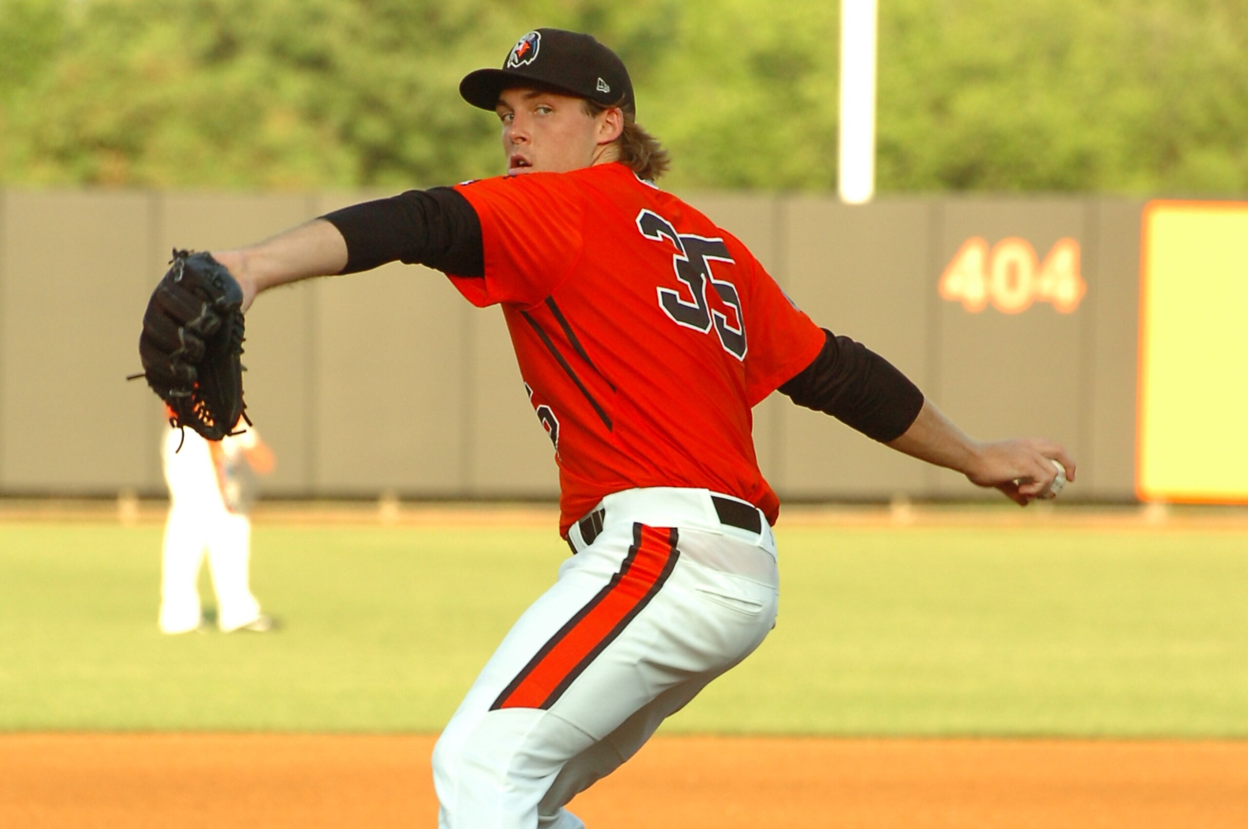 Connaughton pitching for the Orioles' Aberdeen IronBirds (short-season A)  in 2014
