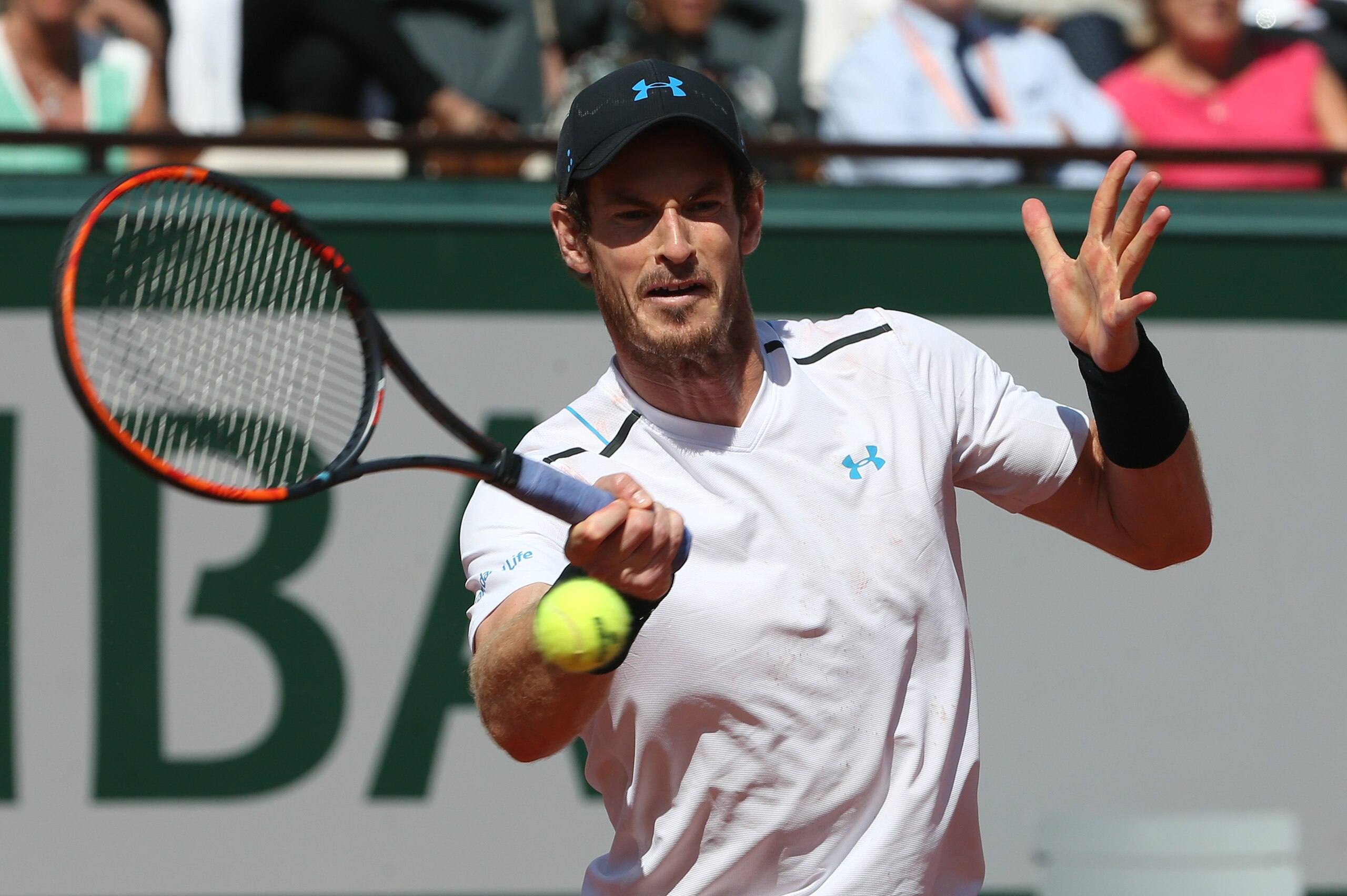 PARIS, FRANCE - JUNE 9: Andy Murray of Great Britain during day 13 of the 2017 French Open, second Grand Slam of the season at Roland Garros stadium on June 9, 2017 in Paris, France. (Photo by Jean Catuffe/Getty Images) PARIS, FRANCE - JUNE 9: Andy Murray of Great Britain during day 13 of the 2017 French Open, second Grand Slam of the season at Roland Garros stadium on June 9, 2017 in Paris, France. (Photo by Jean Catuffe/Getty Images)