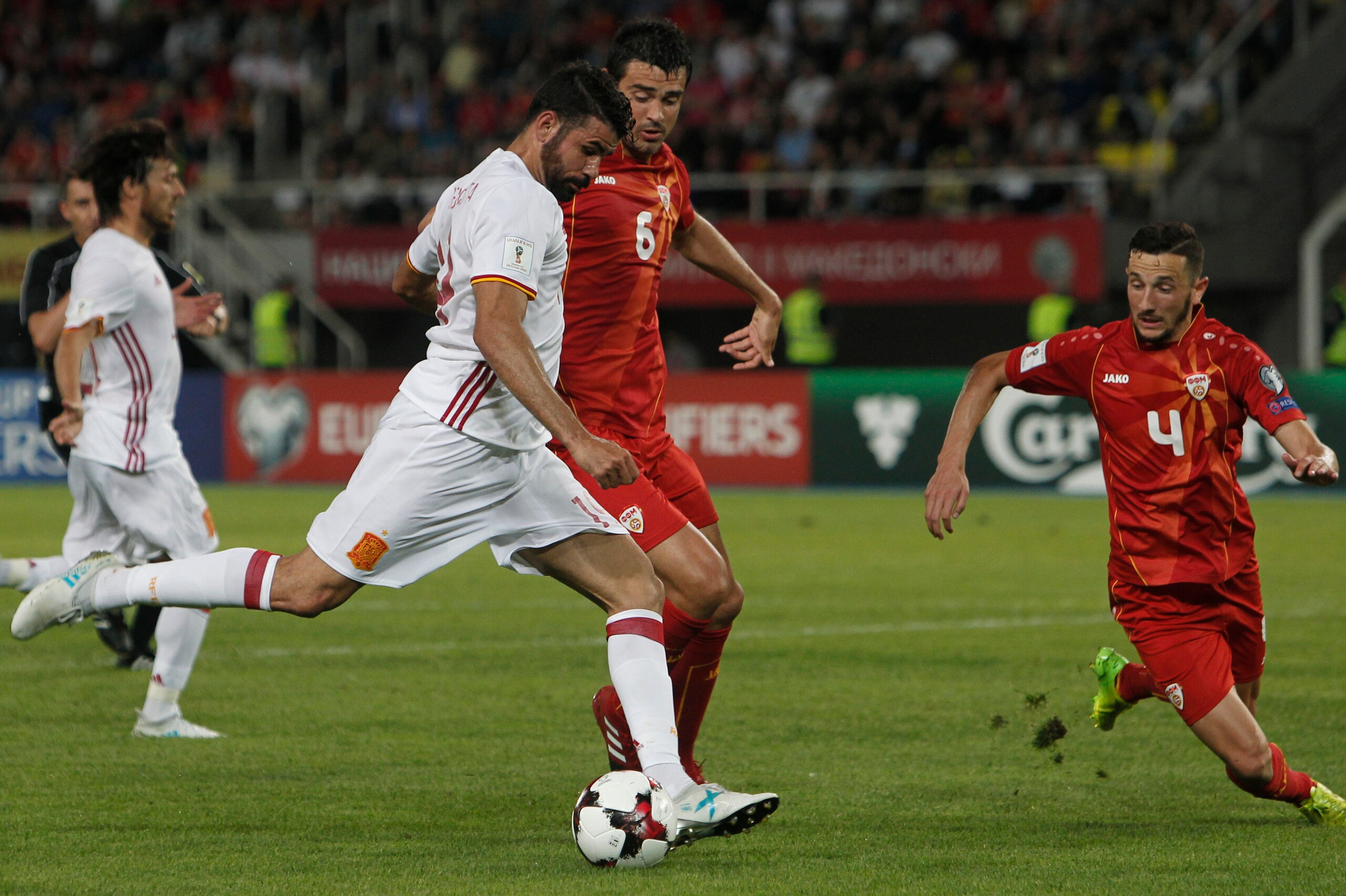 Cost was left with the easiest of finishes after another slick series of passes from Spain.