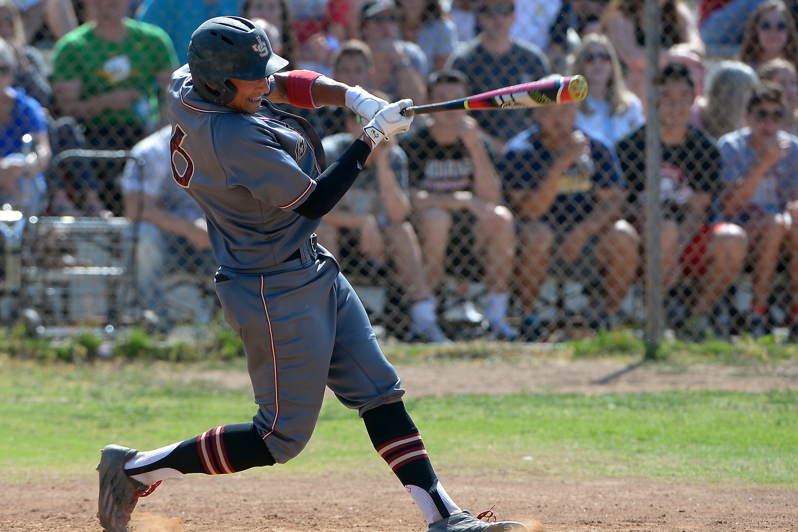 NEWHALL, CA - MAY 27:  Royce Lewis #6 of JSerra Catholic High School, San Juan Capistrano, CA. plays in a  high school playoff game in Newhall, CA on May 27, 2016.  (Photo by Jayne Kamin-Oncea/Jayne Kamin-Oncea)