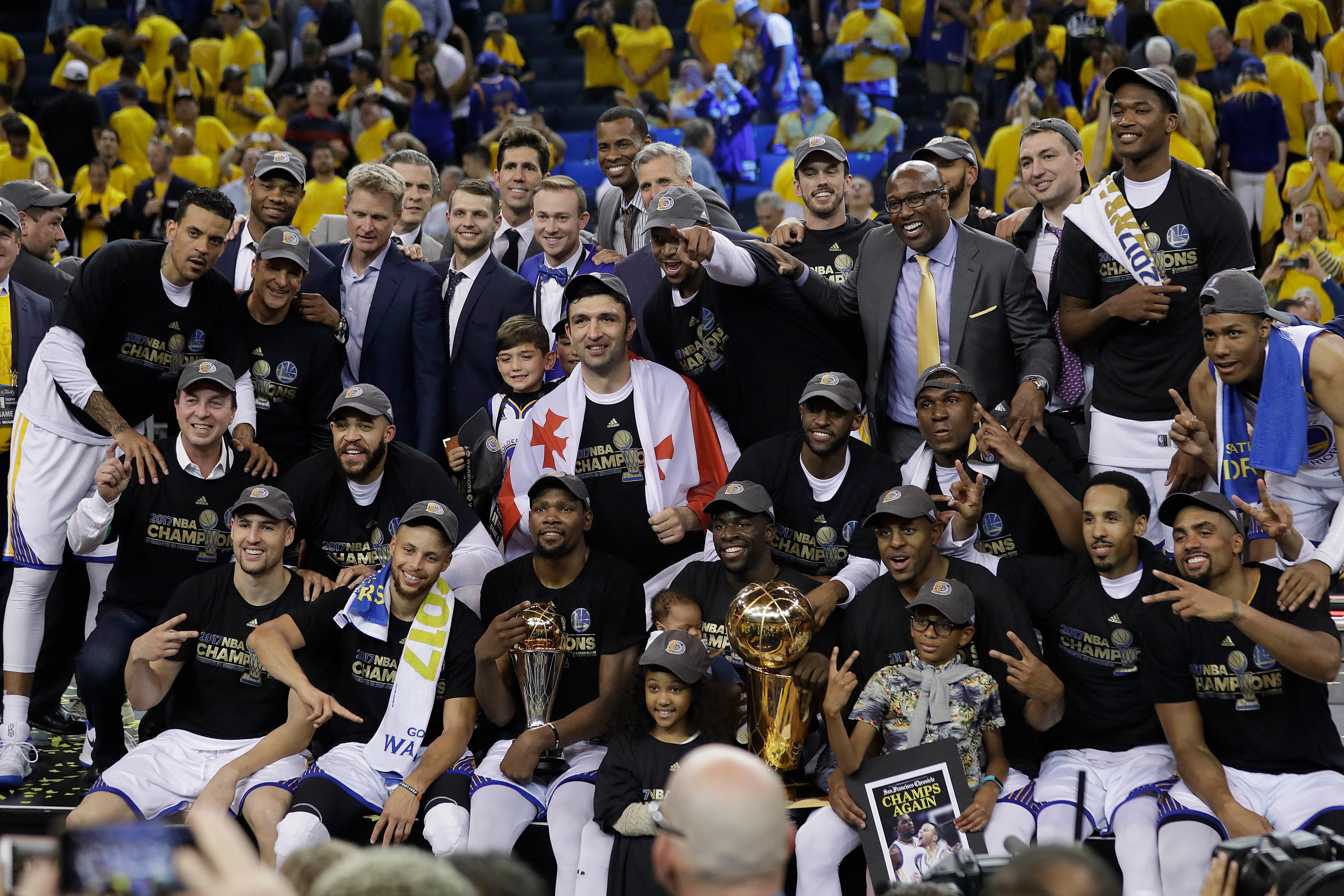 2017-2018 Golden State Warriors ボブルヘッド The 2017-2018 Golden