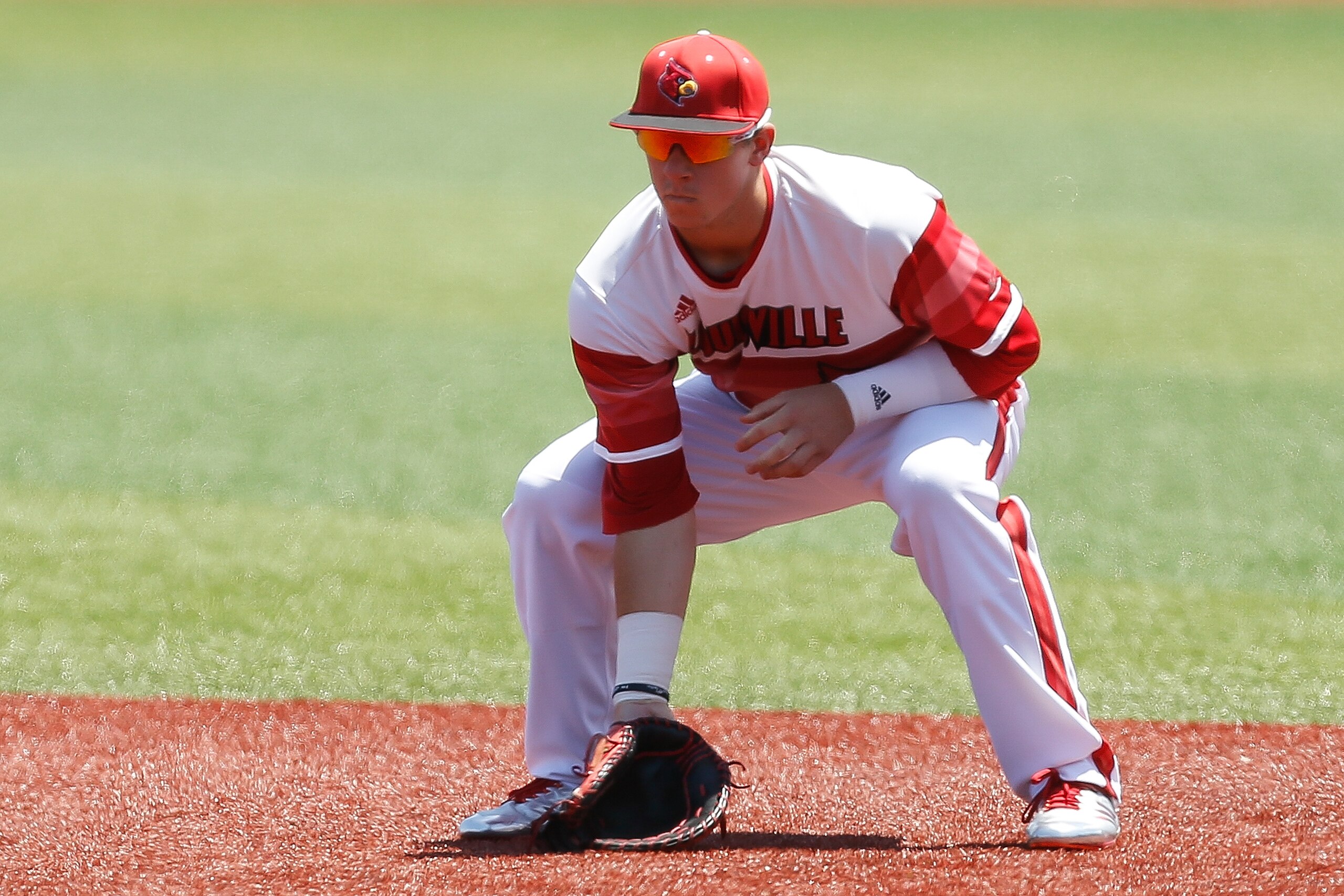 LOUISVILLE, KY - JUNE 09: Brendan McKay looks on against the Kentucky Wildcats during the 2017 NCAA Division I Men's Baseball Super Regional at Jim Patterson Stadium on June 9, 2017 in Louisville, Kentucky. (Photo by Michael Reaves/Getty Images)