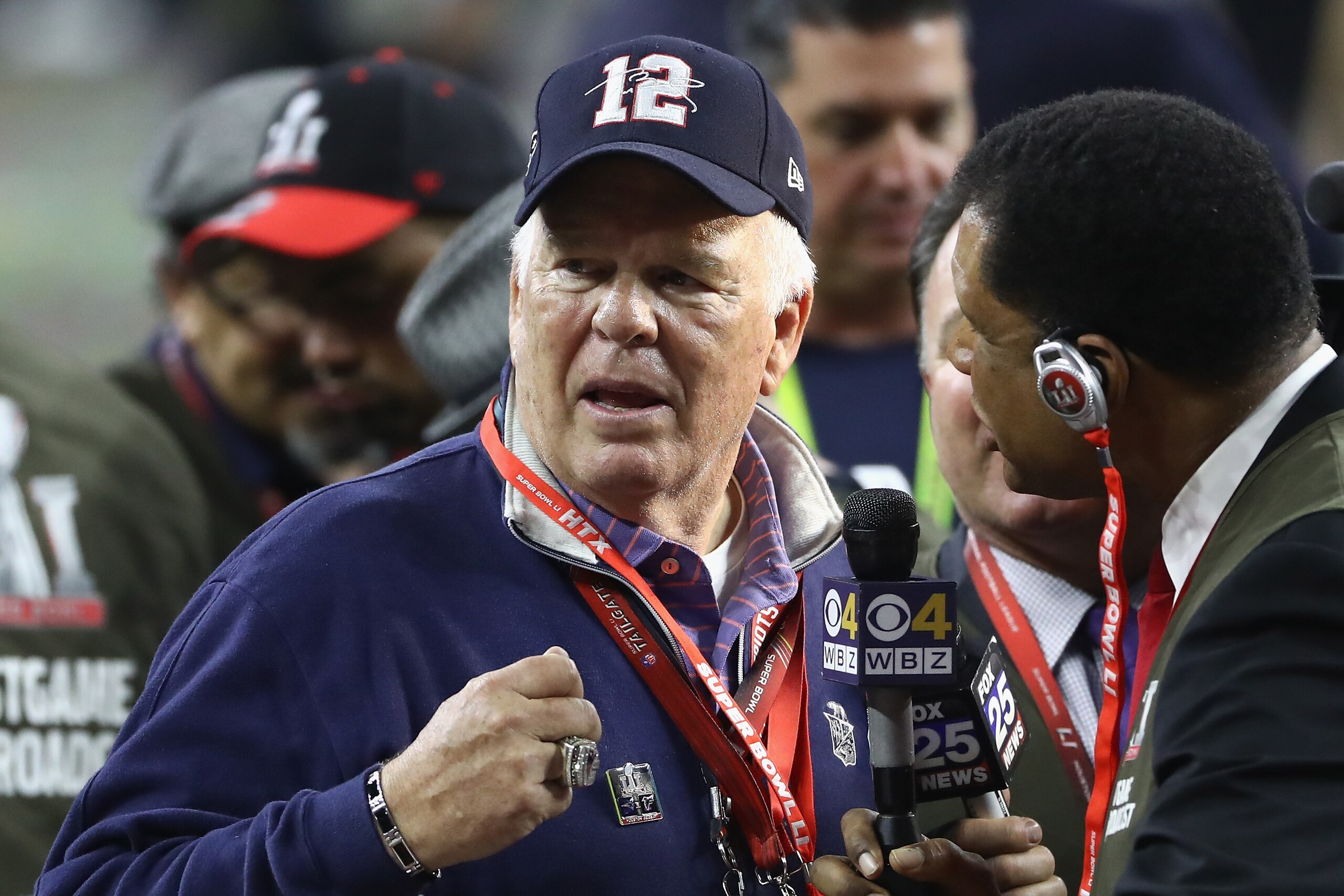 HOUSTON, TX - FEBRUARY 05:  Tom Brady Sr. looks on during Super Bowl 51 between the New England Patriots and the Atlanta Falcons at NRG Stadium on February 5, 2017 in Houston, Texas.  (Photo by Elsa/Getty Images)