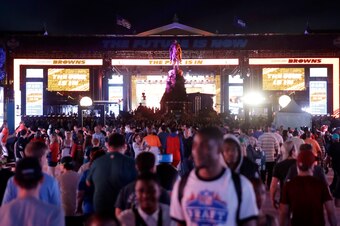 The decision to hold this year's draft outside in Philadelphia drew praise for how well it connected with fans.