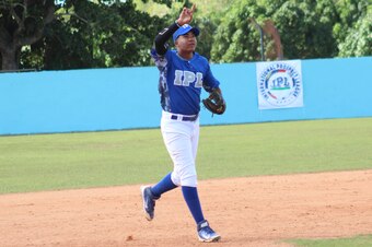 Considered a promising hitter, Pedro Martinez Jr. has some scouts believing he needs to work on his strength and speed if he is to succeed as a professional.
