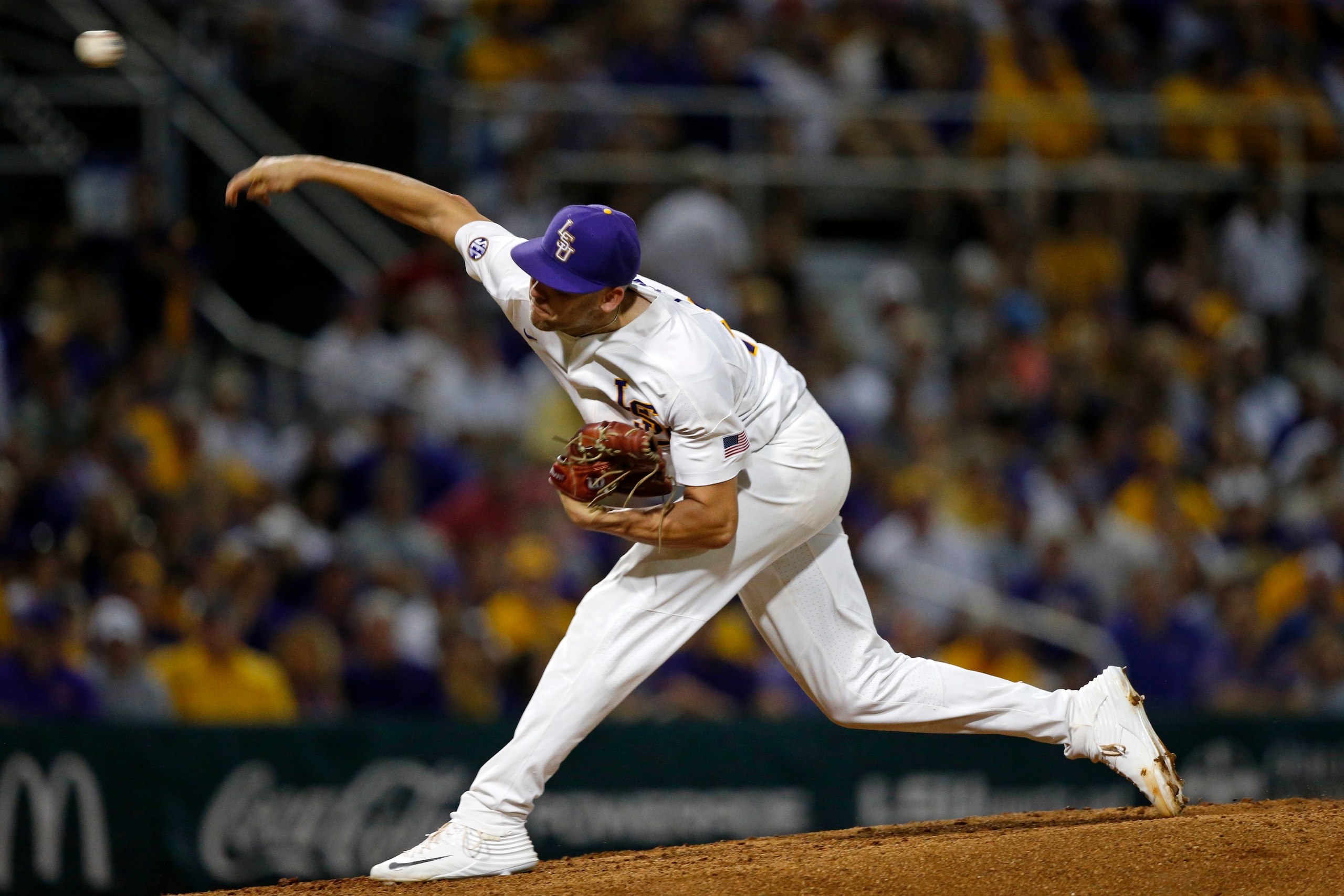 Alex Lange will start for LSU on Saturday.