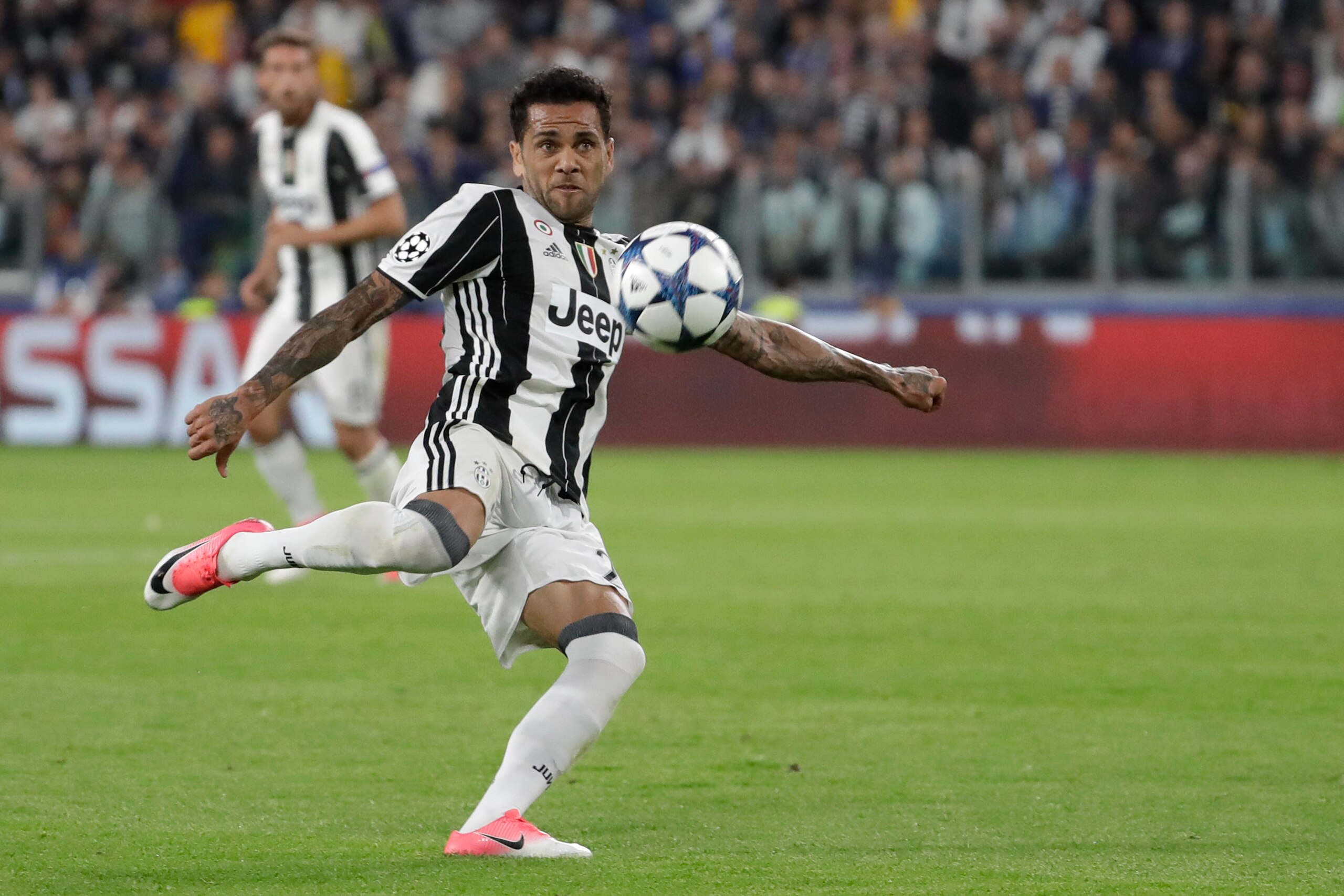 Alves is still a dynamic full-back going forward.
