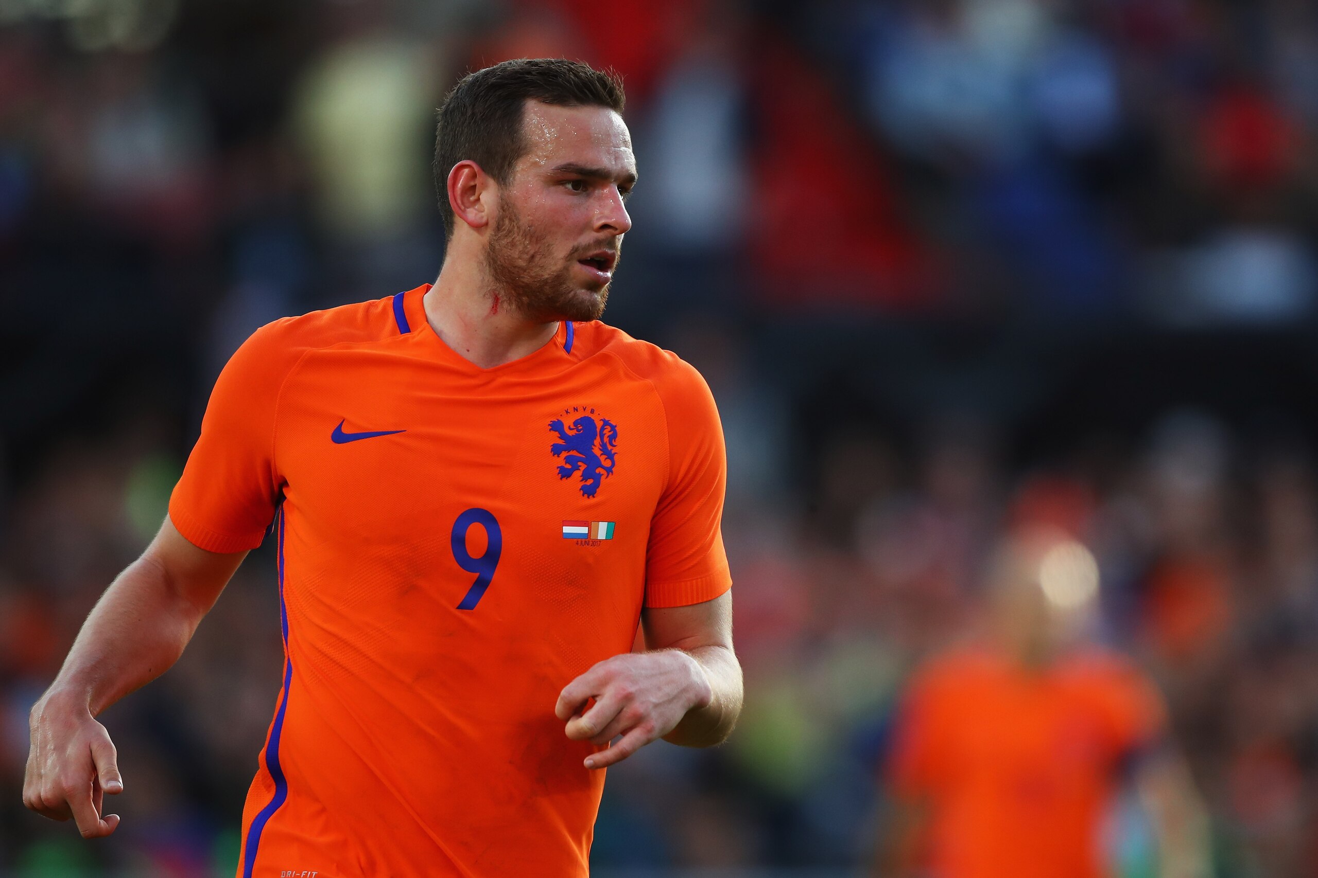 ROTTERDAM, NETHERLANDS - JUNE 04:  Vincent Janssen of the Netherlands in action during the International Friendly match between the Netherlands and Ivory Coast held at De Kuip or Stadion Feijenoord on June 4, 2017 in Rotterdam, Netherlands.  (Photo by Dea
