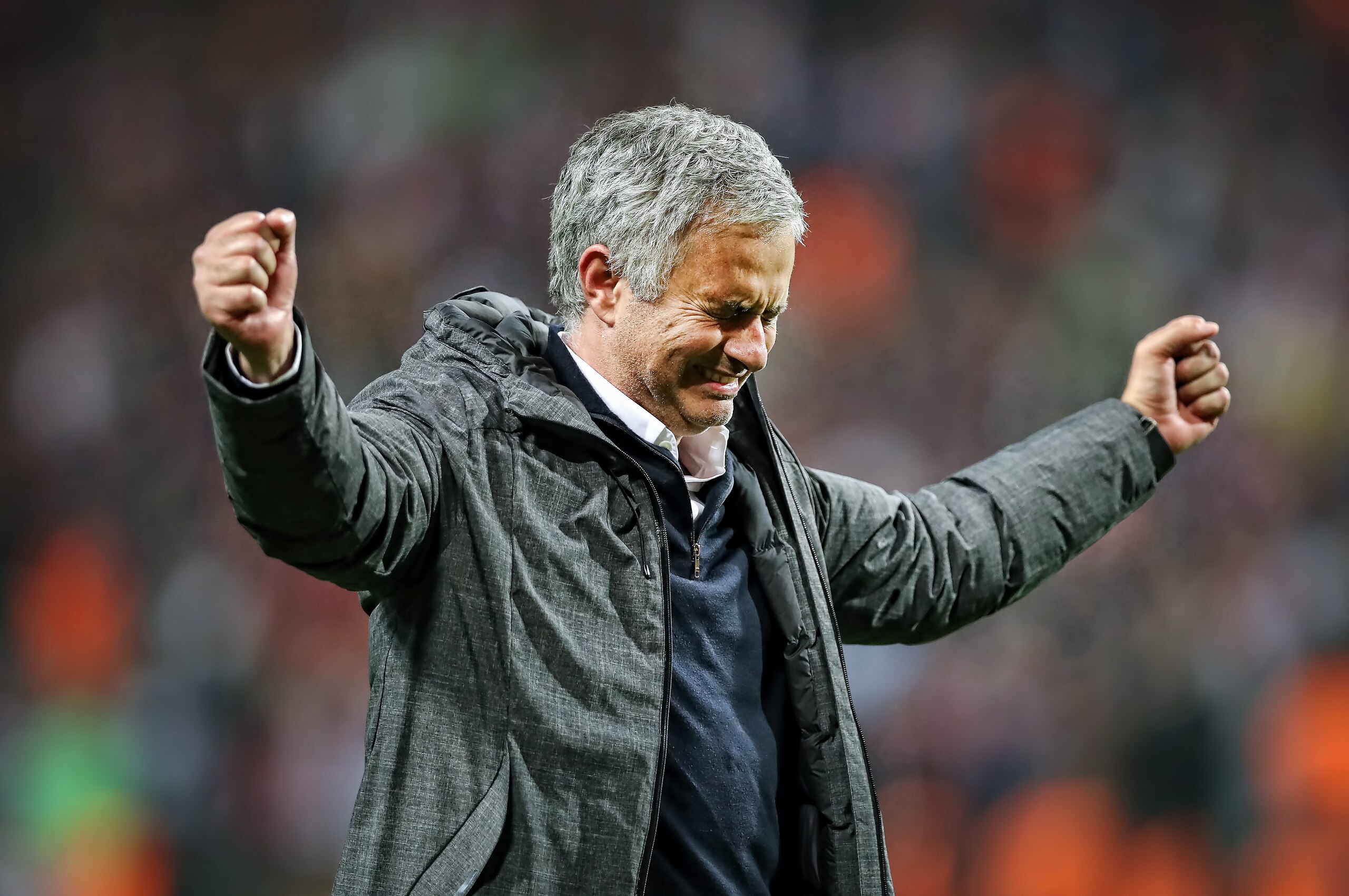 STOCKHOLM, SWEDEN - MAY 24: Manchester United manager Jose Mourinho celebrates during the UEFA Europa League Final match between Ajax and Manchester United at Friends Arena on May 24, 2017 in Stockholm, Sweden. (Photo by Ian MacNicol/Getty Images) STOCKHOLM, SWEDEN - MAY 24: Manchester United manager Jose Mourinho celebrates during the UEFA Europa League Final match between Ajax and Manchester United at Friends Arena on May 24, 2017 in Stockholm, Sweden. (Photo by Ian MacNicol/Getty Images)