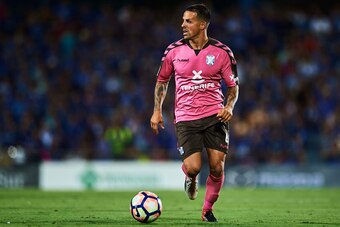 GETAFE, SPAIN - JUNE 24:  Victor Jode Anino 'Vitolo' of CD Tenerife in action during La Liga 2 play off round between Getafe and CD Tenerife at Coliseum Alfonso Perez Stadium on June 24, 2017 in Getafe, Spain.  (Photo by Aitor Alcalde/Getty Images)