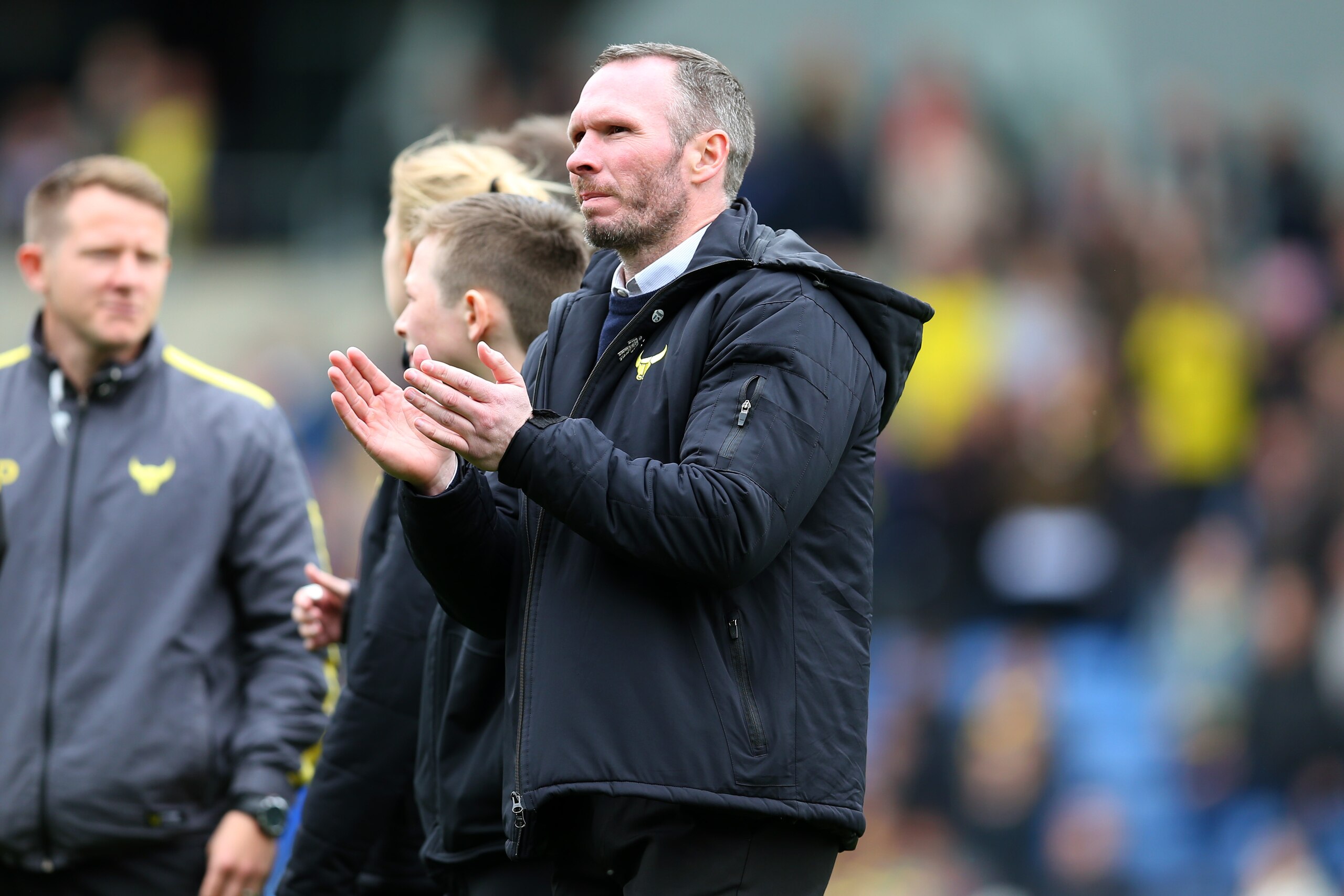 OXFORD, ENGLAND - APRIL 30: Michael Appleton manager of Oxford United during the Sky Bet League One match between Oxford United and Shrewsbury Town at Kassam Stadium on April 30, 2017 in Oxford, England. (Photo by Catherine Ivill - AMA/Getty Images)