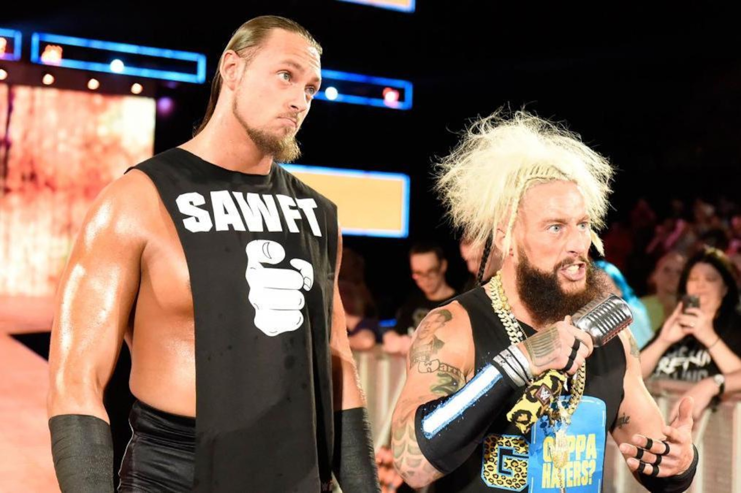 Big Cass and Enzo Amore during happier times.
