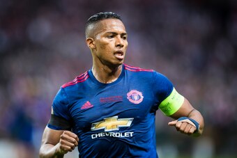 STOCKHOLM, SWEDEN - MAY 24: Antonio Valencia of Manchester United during the UEFA Europa League final between Ajax and Manchester United at Friends Arena on May 24, 2017 in Stockholm, Sweden. (Photo by MICHAEL CAMPANELLA/Getty Images)