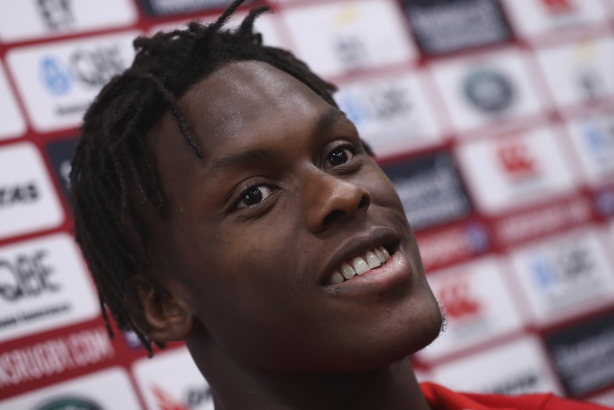 WELLINGTON, NEW ZEALAND - JUNE 29:  Maro Itoje faces the media during the British & Irish Lions media session on June 29, 2017 in Wellington, New Zealand.  (Photo by David Rogers/Getty Images)