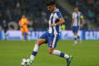 PORTO, PORTUGAL - NOVEMBER 2:  FC Porto's midfielder Ruben Neves in action during the UEFA Champions League match between FC Porto and Club Brugge KV at Estadio do Dragao on November 2, 2016 in Porto, Portugal.  (Photo by Gualter Fatia/Getty Images)