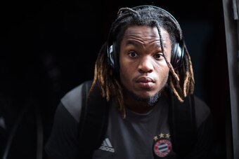 SINSHEIM, GERMANY - APRIL 04:  Renato Sanches of Muenchen looks on as he arrives prior to the Bundesliga match between TSG 1899 Hoffenheim and Bayern Muenchen at Wirsol Rhein-Neckar-Arena on April 4, 2017 in Sinsheim, Germany.  (Photo by Simon Hofmann/Get