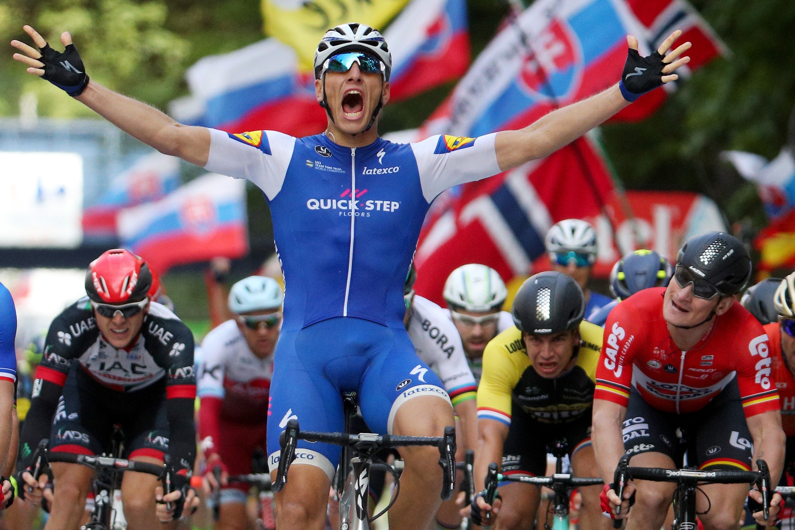 LIEGE, BELGIUM - JULY 02: during stage two of the 2017 Le Tour de France, a 203.5km stage from Dusseldorf to Liege on July 2, 2017 in Liege, Belgium. (Photo by Chris Graythen/Getty Images) LIEGE, BELGIUM - JULY 02: during stage two of the 2017 Le Tour de France, a 203.5km stage from Dusseldorf to Liege on July 2, 2017 in Liege, Belgium. (Photo by Chris Graythen/Getty Images)