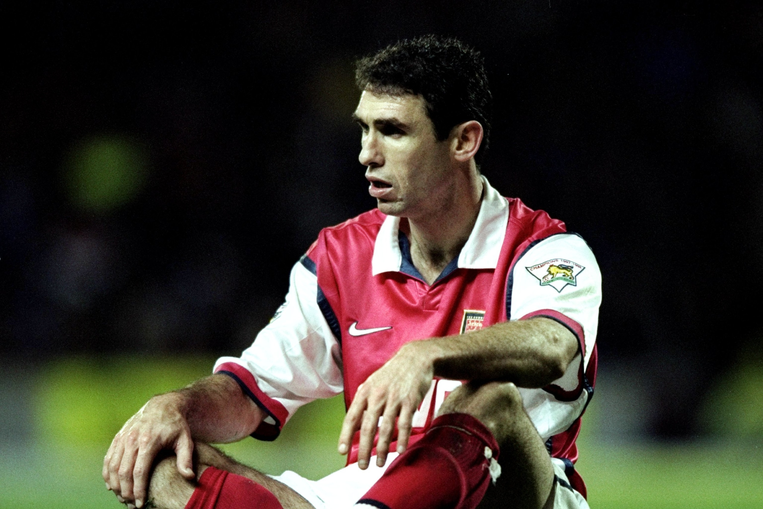25 Oct 1998:  Martin Keown of Arsenal in action during the FA Carling Premiership match against Blackburn Rovers at Ewood Park in Blackburn, England. Arsenal won the game 2-1. \ Mandatory Credit: Shaun Botterill /Allsport