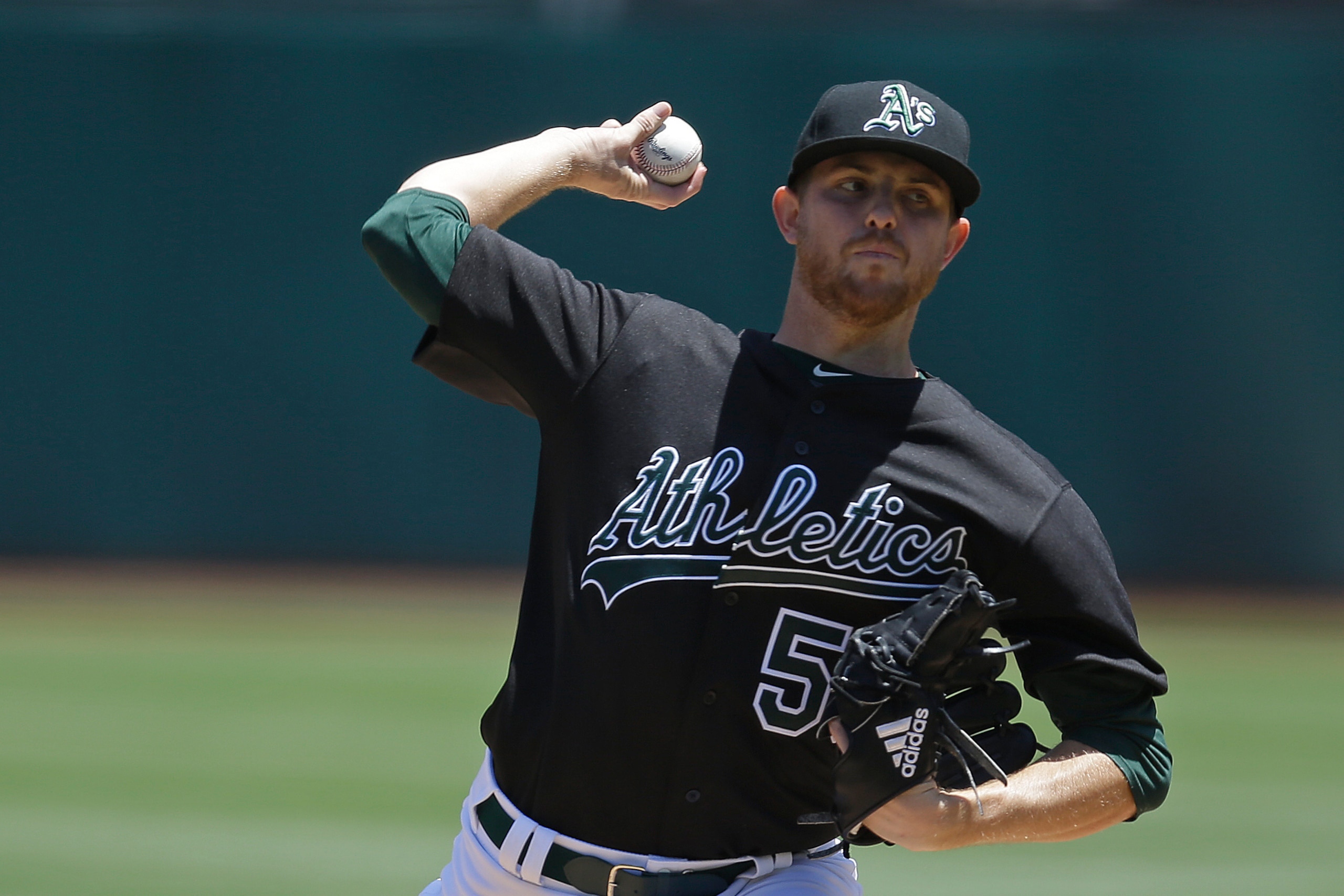 Paul Blackburn made his MLB debut Saturday, becoming the 11th different starting pitcher the A's have deployed already this season. Paul Blackburn made his MLB debut Saturday, becoming the 11th different starting pitcher the A's have deployed already this season.