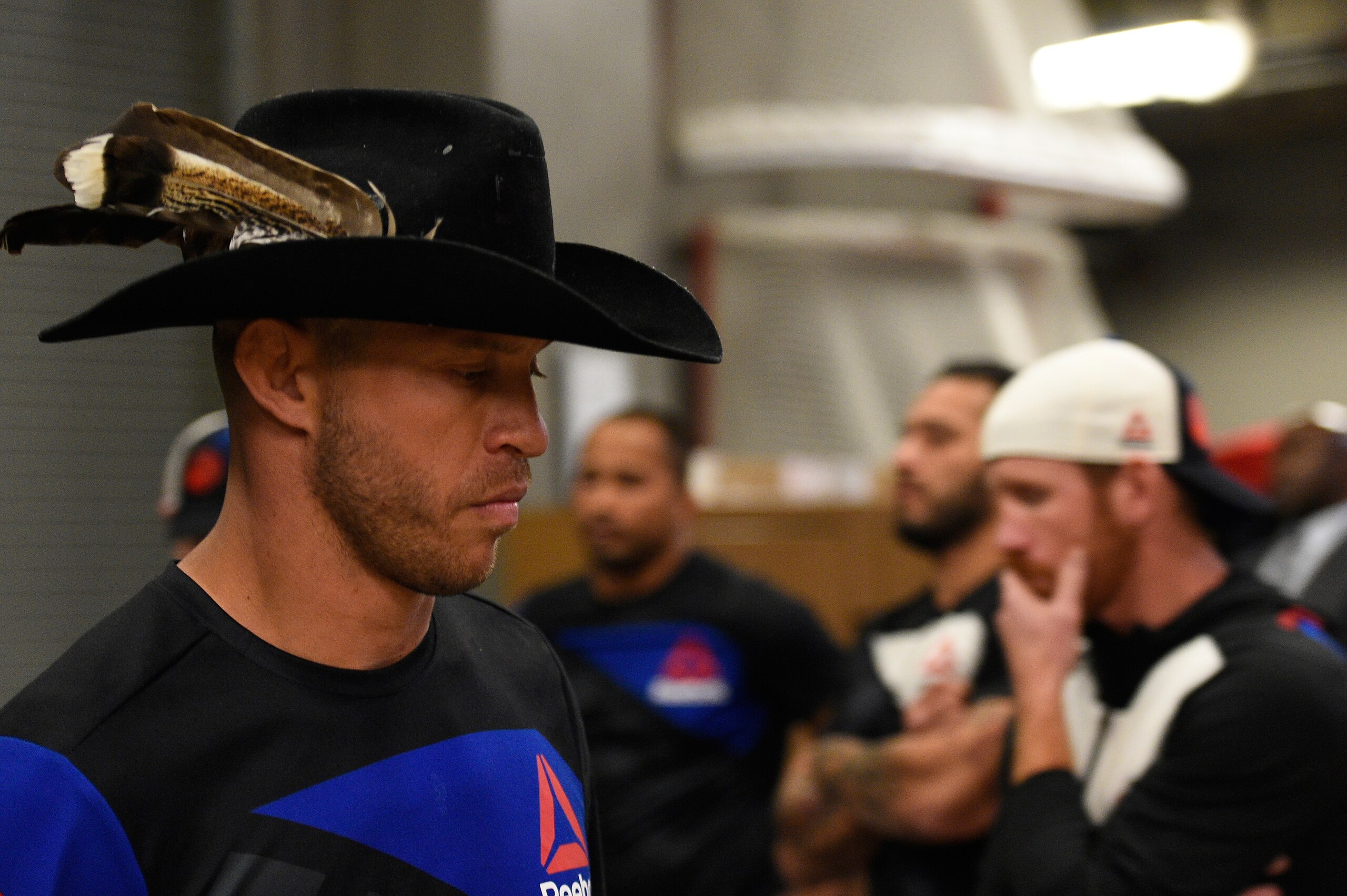 DENVER, CO - JANUARY 28:  Donald Cerrone walks around backstage during the UFC Fight Night event at the Pepsi Center on January 28, 2017 in Denver, Colorado. (Photo by Mike Roach/Zuffa LLC/Zuffa LLC via Getty Images)