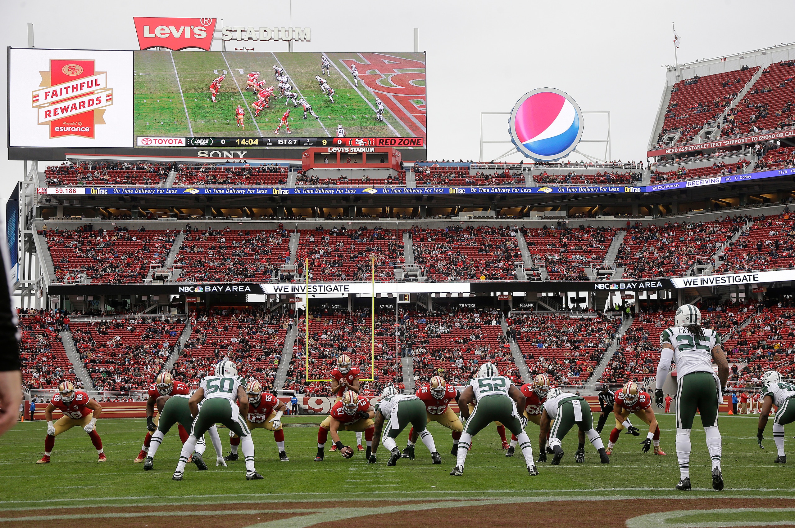 Levi's Stadium in San Francisco is putting fans first. Levi's Stadium in San Francisco is putting fans first.