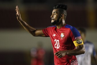 PANAMA, CIUDAD DE, PANAMA - JANUARY 17: Anibal Godoy of Panama during the Copa Centroamericana 2017 tournament between Panama and Honduras at Estadio Rommel Fernandez on January 17, 2017 in Panama, Ciudad de, Panama. (Photo by Matthew Ashton - AMA/Getty I
