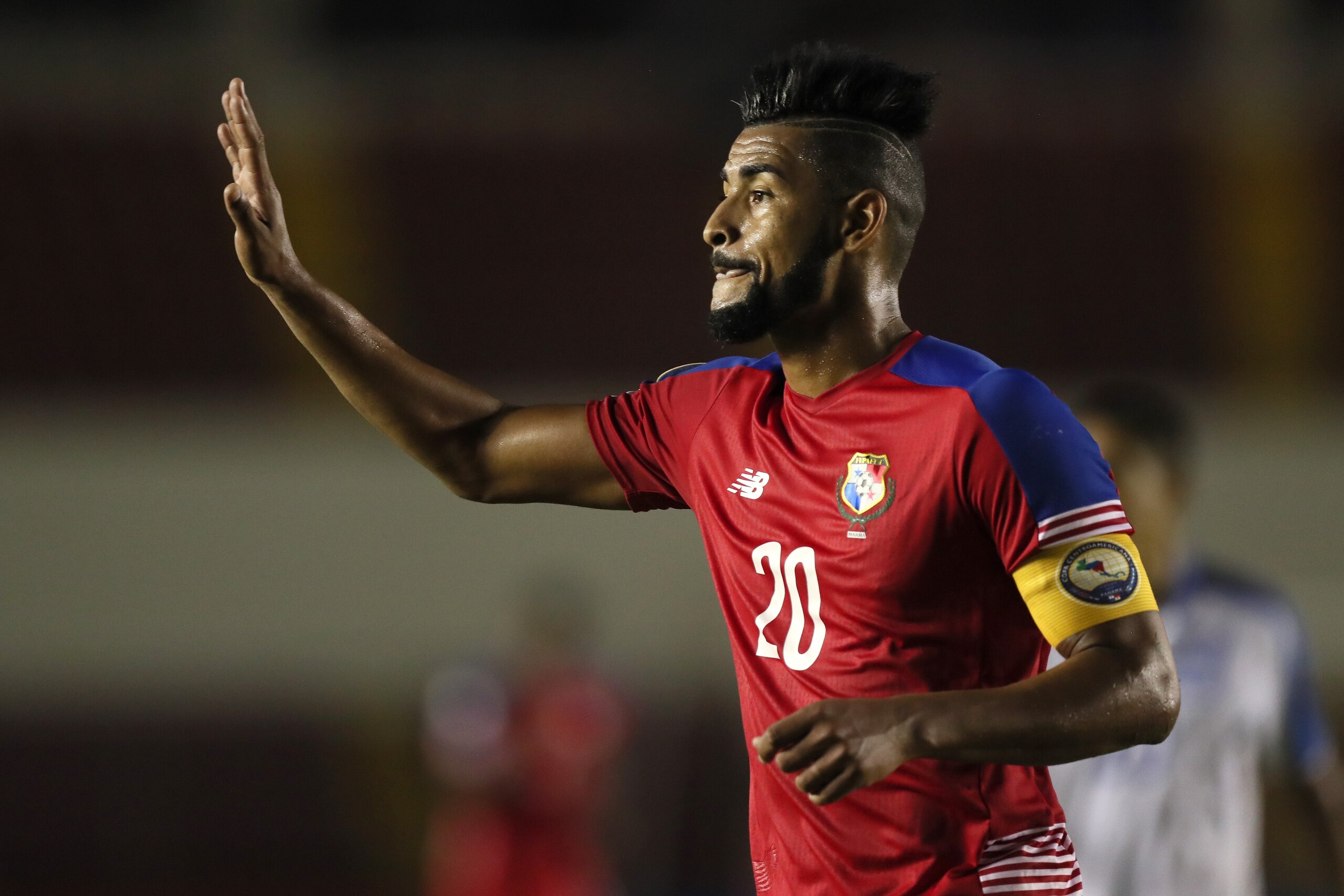 PANAMA, CIUDAD DE, PANAMA - JANUARY 17: Anibal Godoy of Panama during the Copa Centroamericana 2017 tournament between Panama and Honduras at Estadio Rommel Fernandez on January 17, 2017 in Panama, Ciudad de, Panama. (Photo by Matthew Ashton - AMA/Getty I