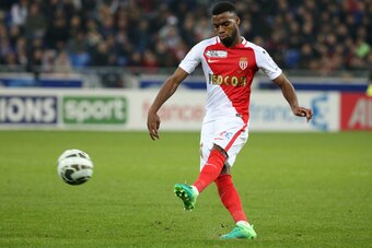 LYON, FRANCE - APRIL 1: Thomas Lemar of Monaco during the French League Cup final (Coupe de la Ligue) between Paris Saint-Germain (PSG) and AS Monaco at Parc OL on April 1, 2017 in Lyon, France. (Photo by Jean Catuffe/Getty Images,)