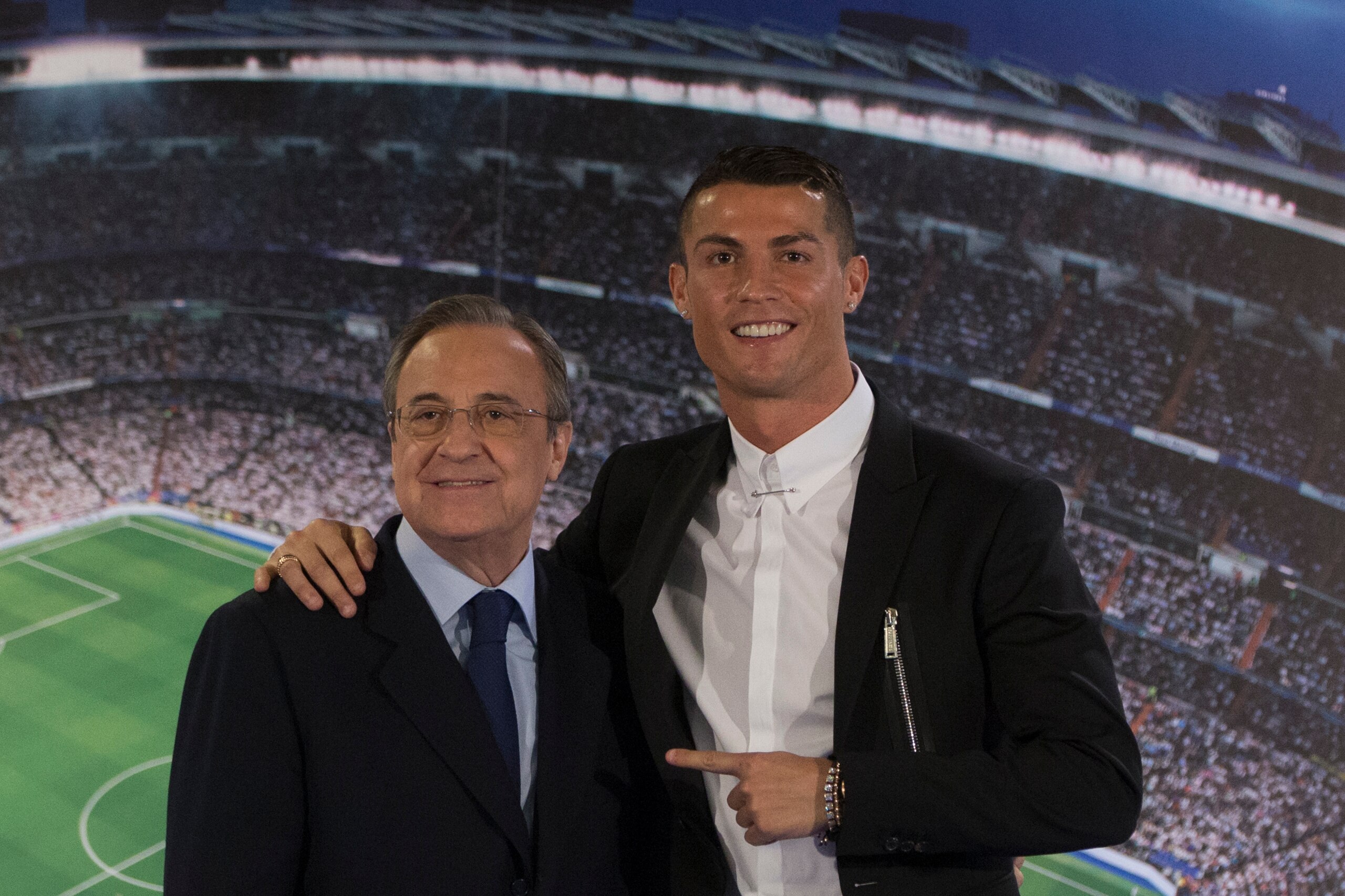 Ronaldo's decision to stay will please Perez.
