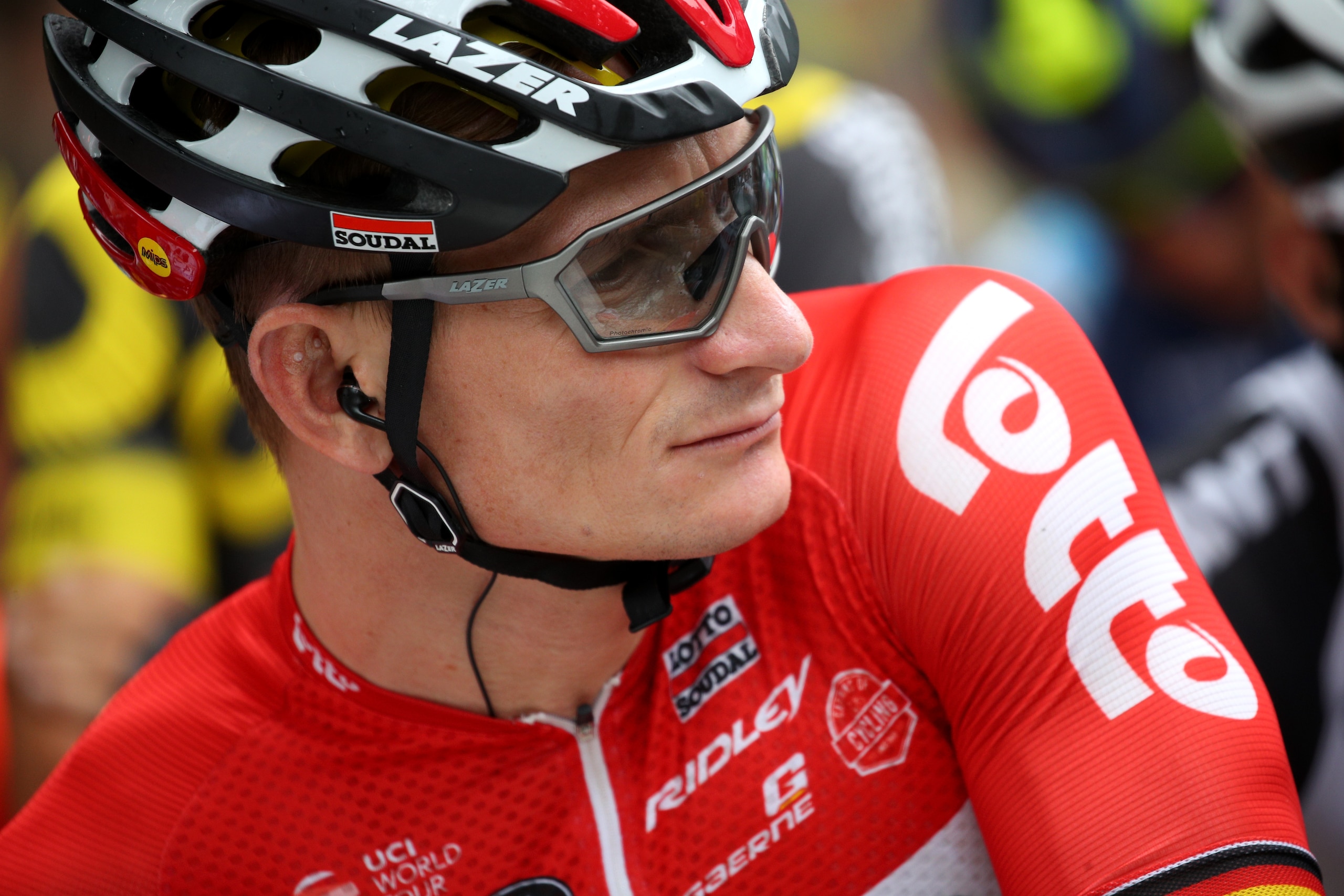 CHAMBERY, FRANCE - JULY 09:  Andre Greipel of Germany riding for Lotto Soudal prepares to start during stage 9 of the 2017 Le Tour de France, a 181.5km stage from Nantua to Chambéry on July 9, 2017 in Chambery, France.  (Photo by Chris Graythen/Getty Imag